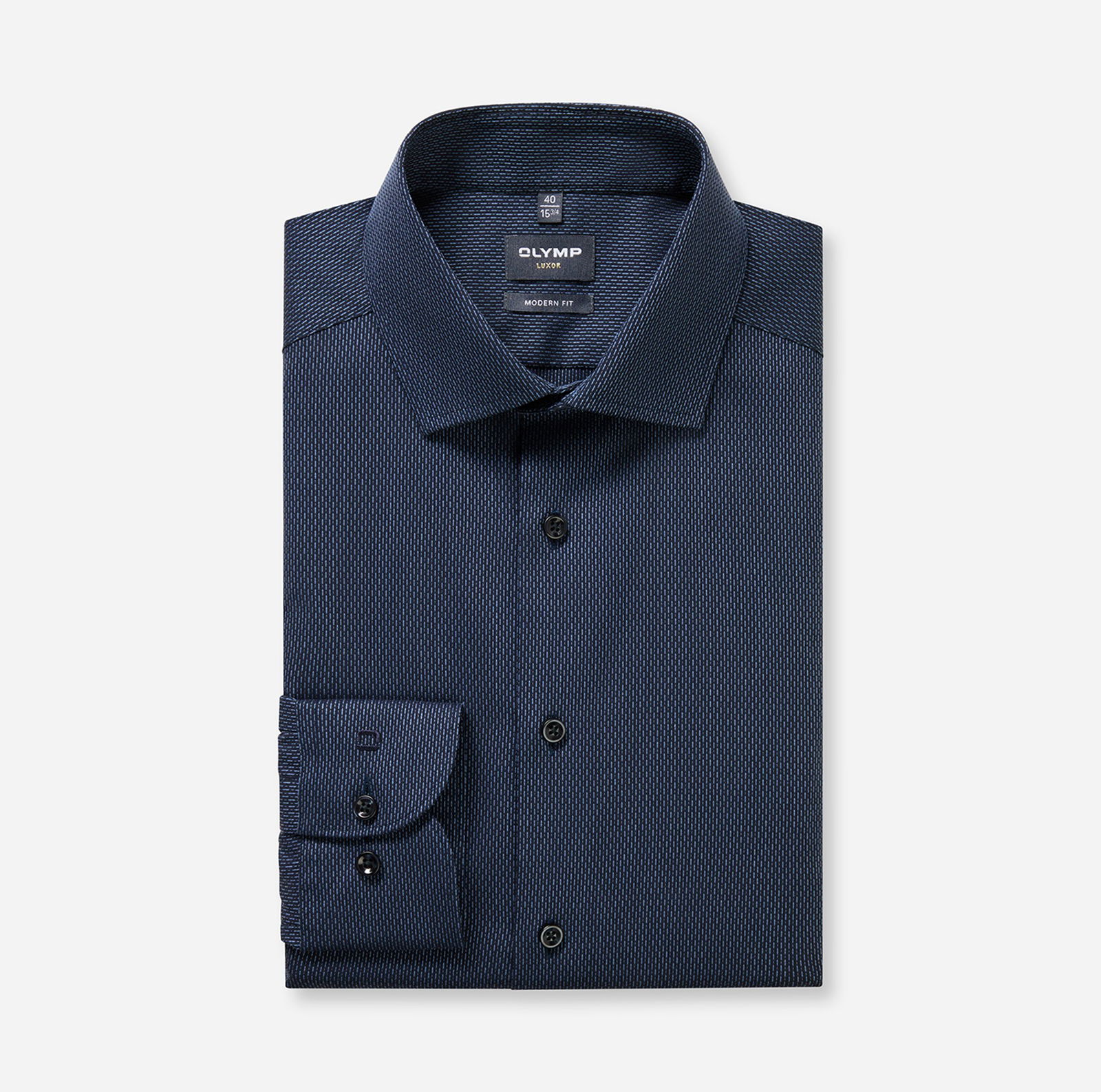 Olymp |  Olymp Hemd Modern Fit  | 42 | marine