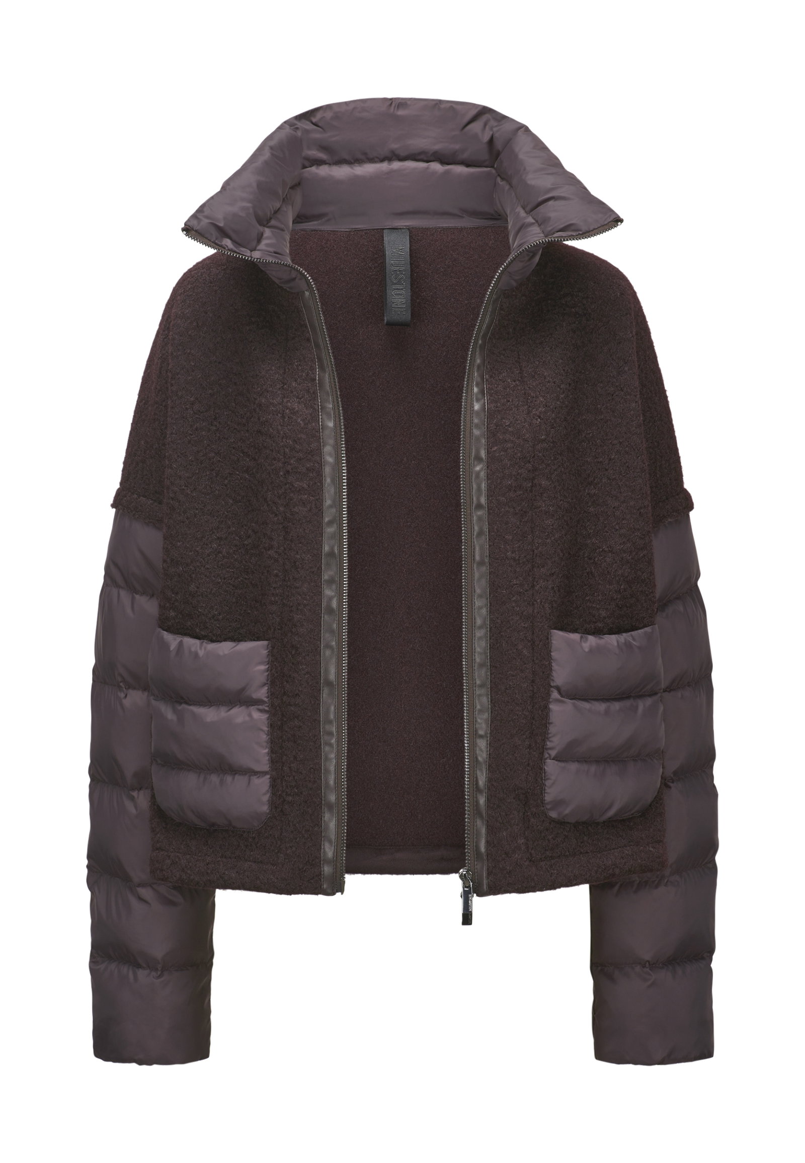 Milestone MILESTONE Jacke MSMomo im Material-Mix in Dunkelbraun #3