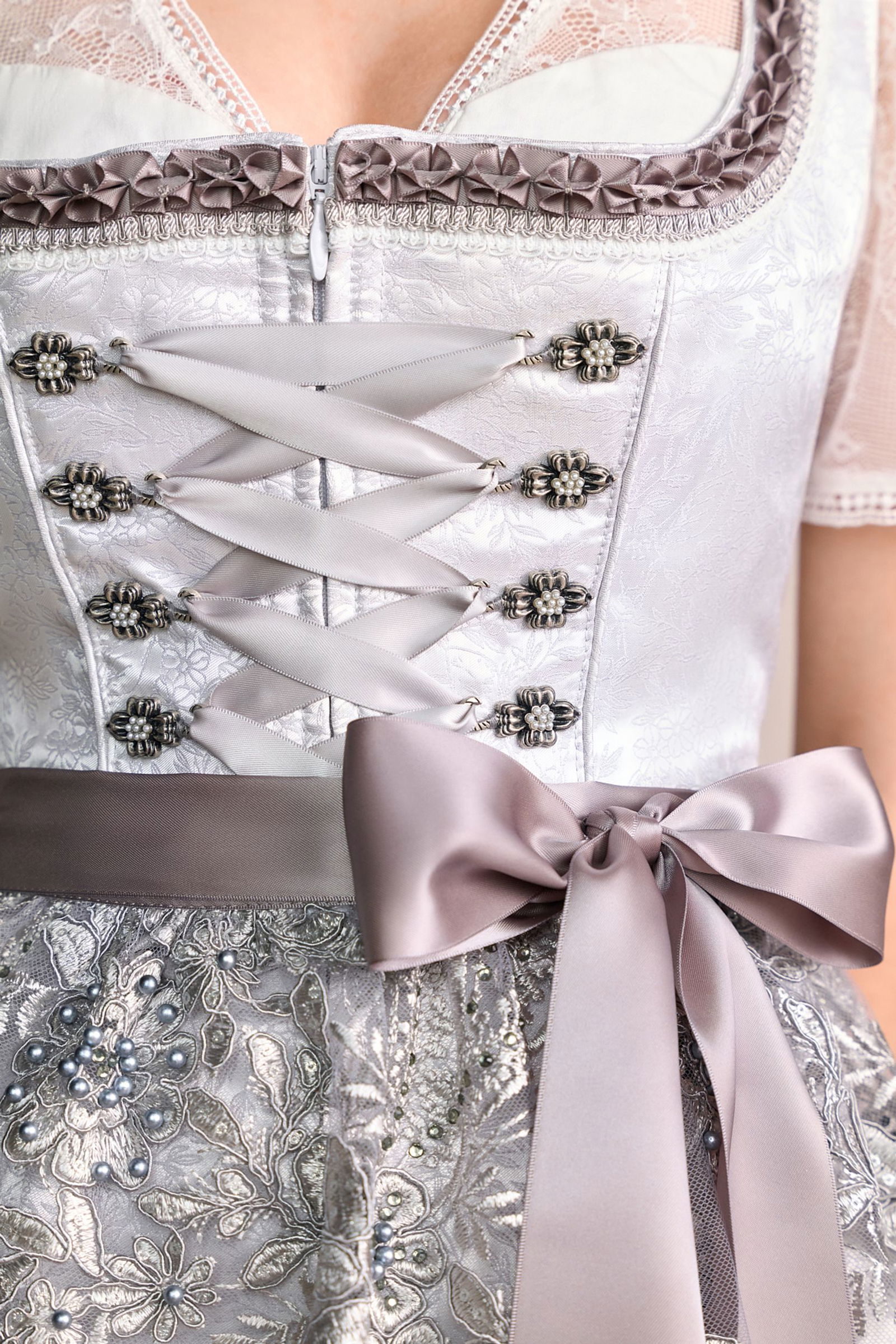 Krüger | Dirndl kurz | 32 | grau