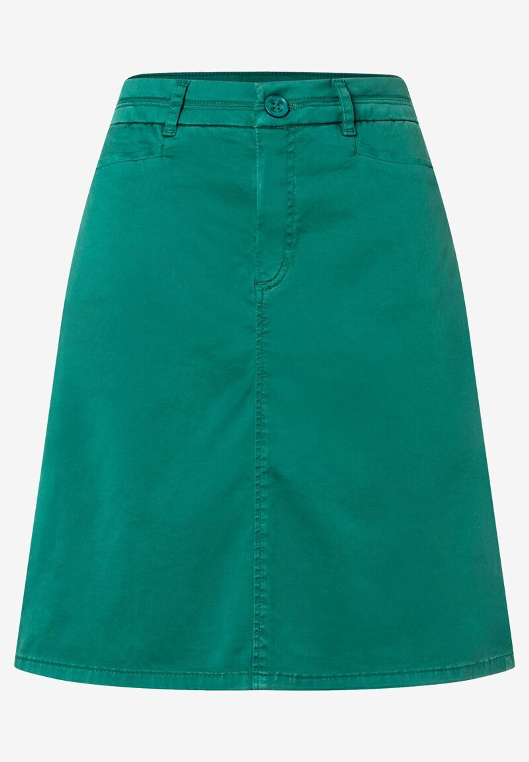  |  CO-Sateen Skirt, summergarden green | 40