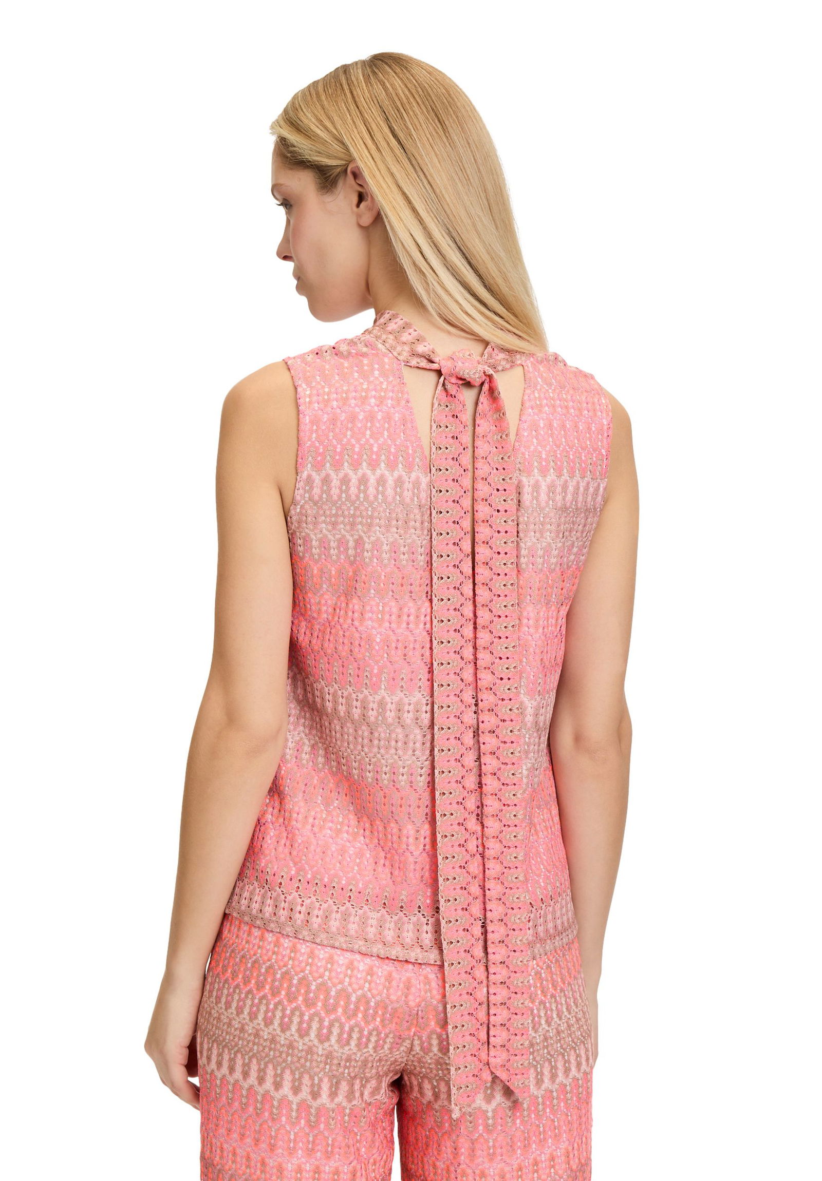 Cartoon |  Cartoon Druckbluse  | 40 | rosa/taupe