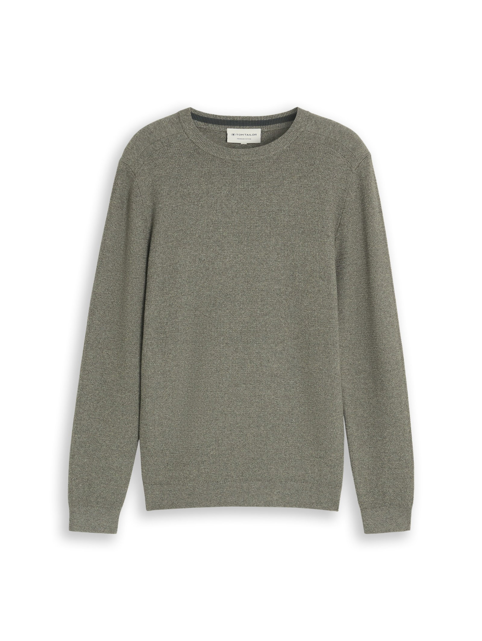 mouline structured crew neck k, mouline mint green #1