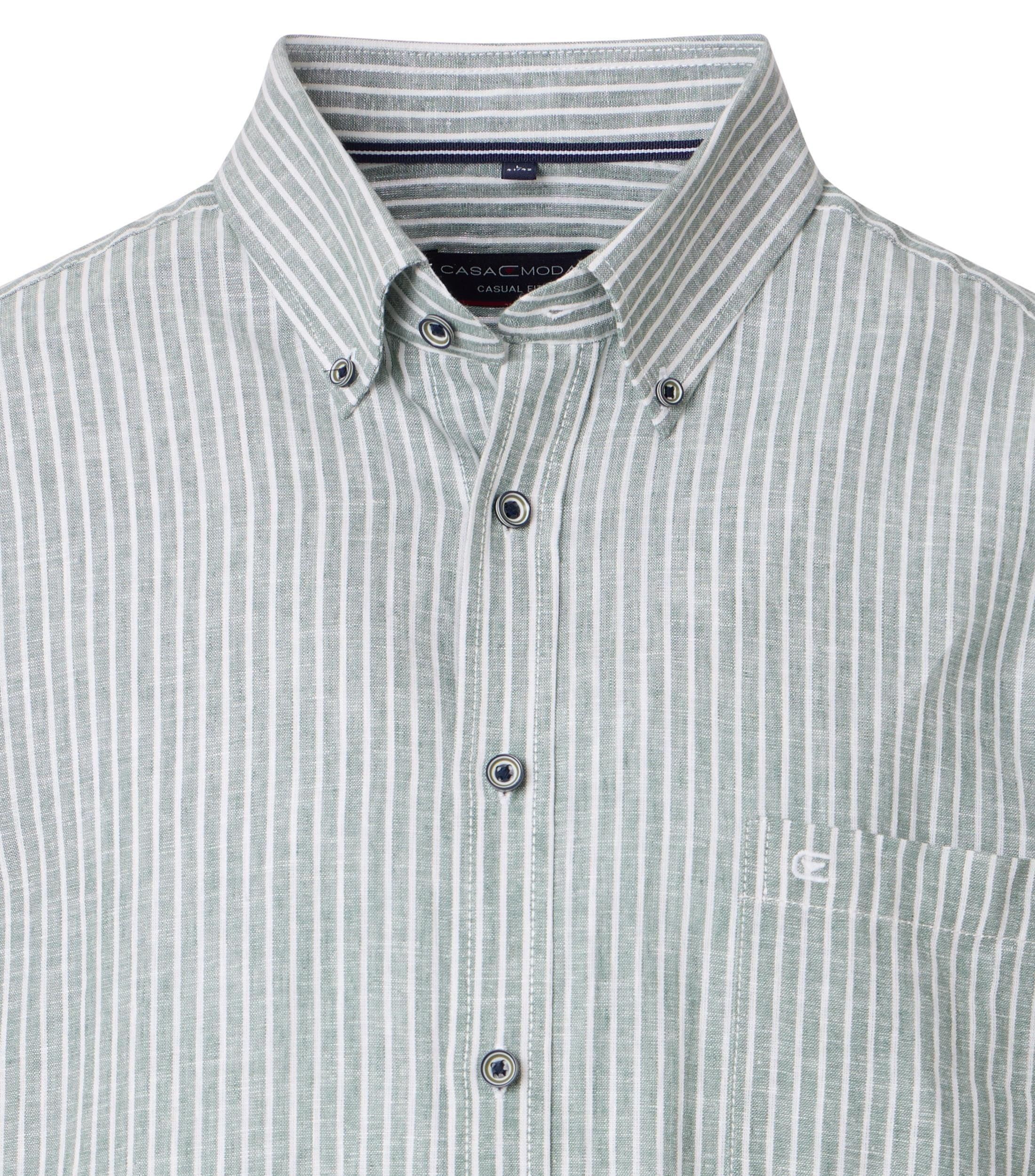Casa Moda |  Leinenhemd | XL | grün