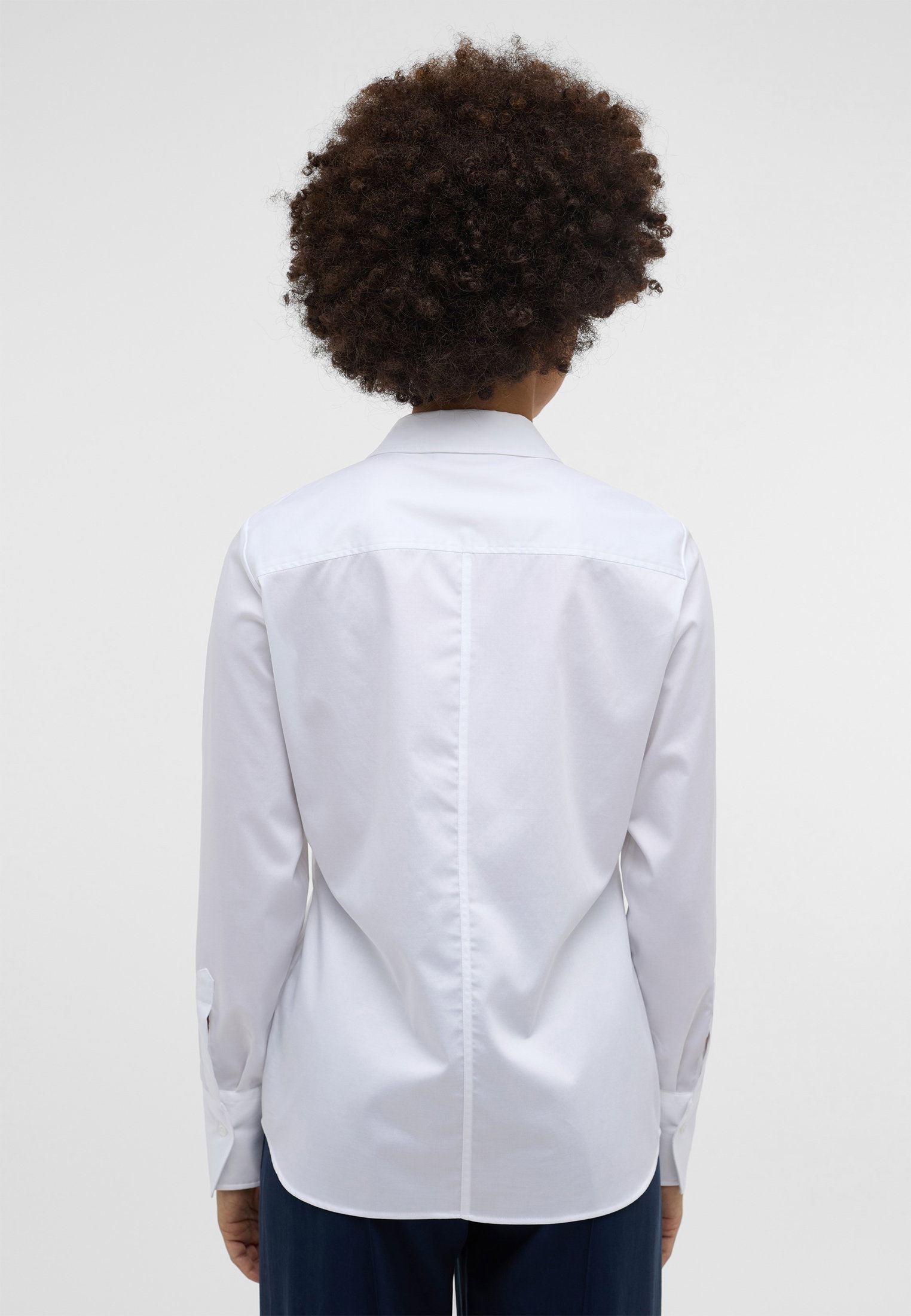 Eterna Bluse Satingewebe Langarm #4
