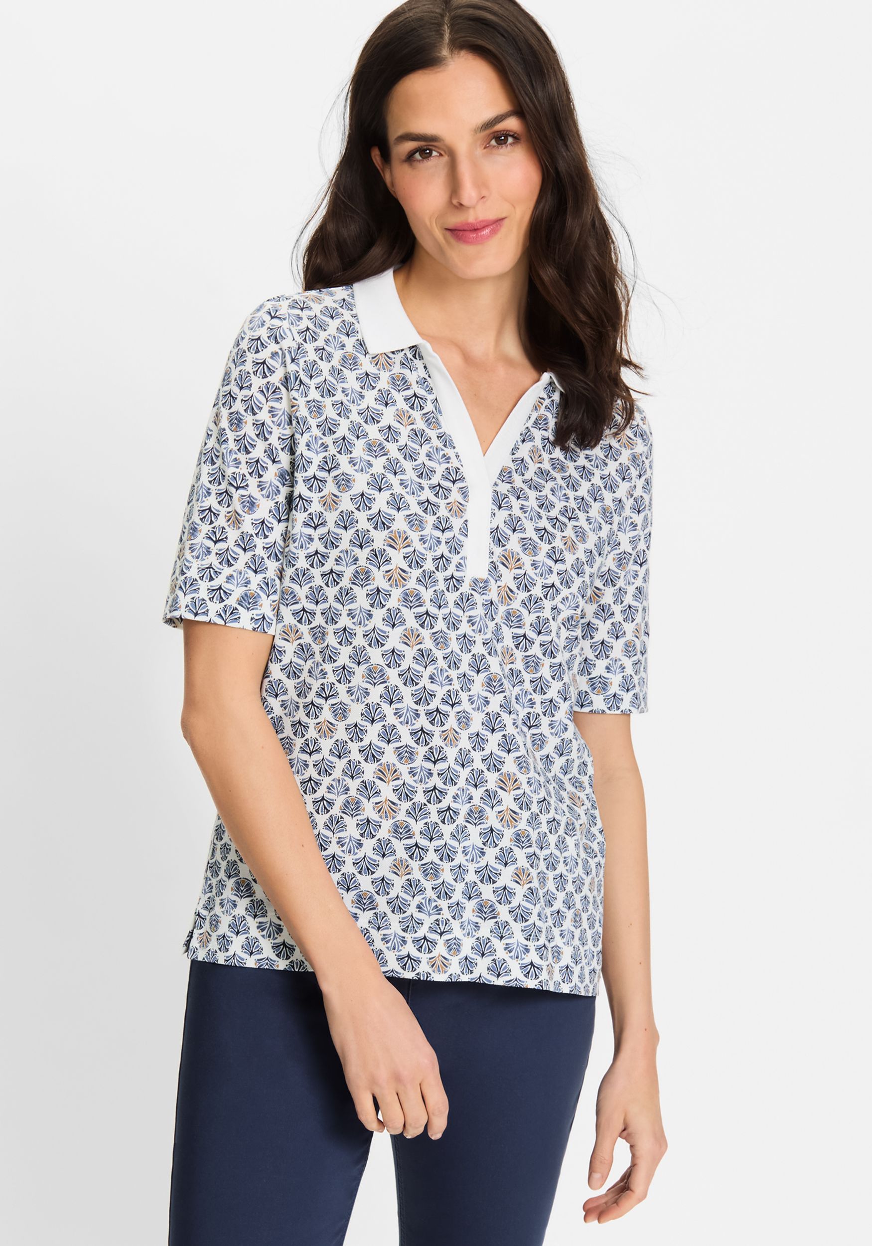 Olsen |  Olsen Poloshirt  | 46 | white