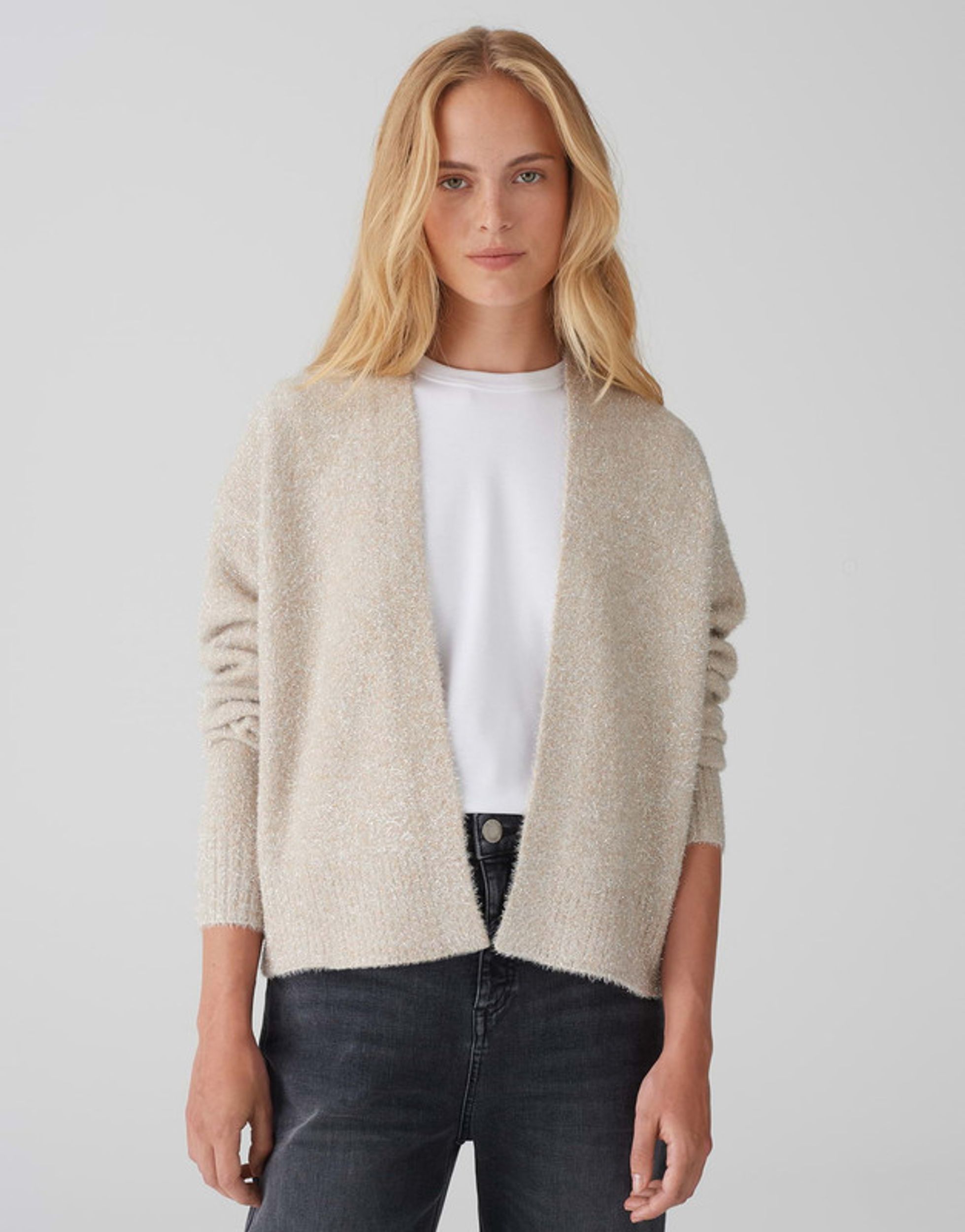 Opus |  Opus Strickcardigan "Dametta" | 36 | ivory