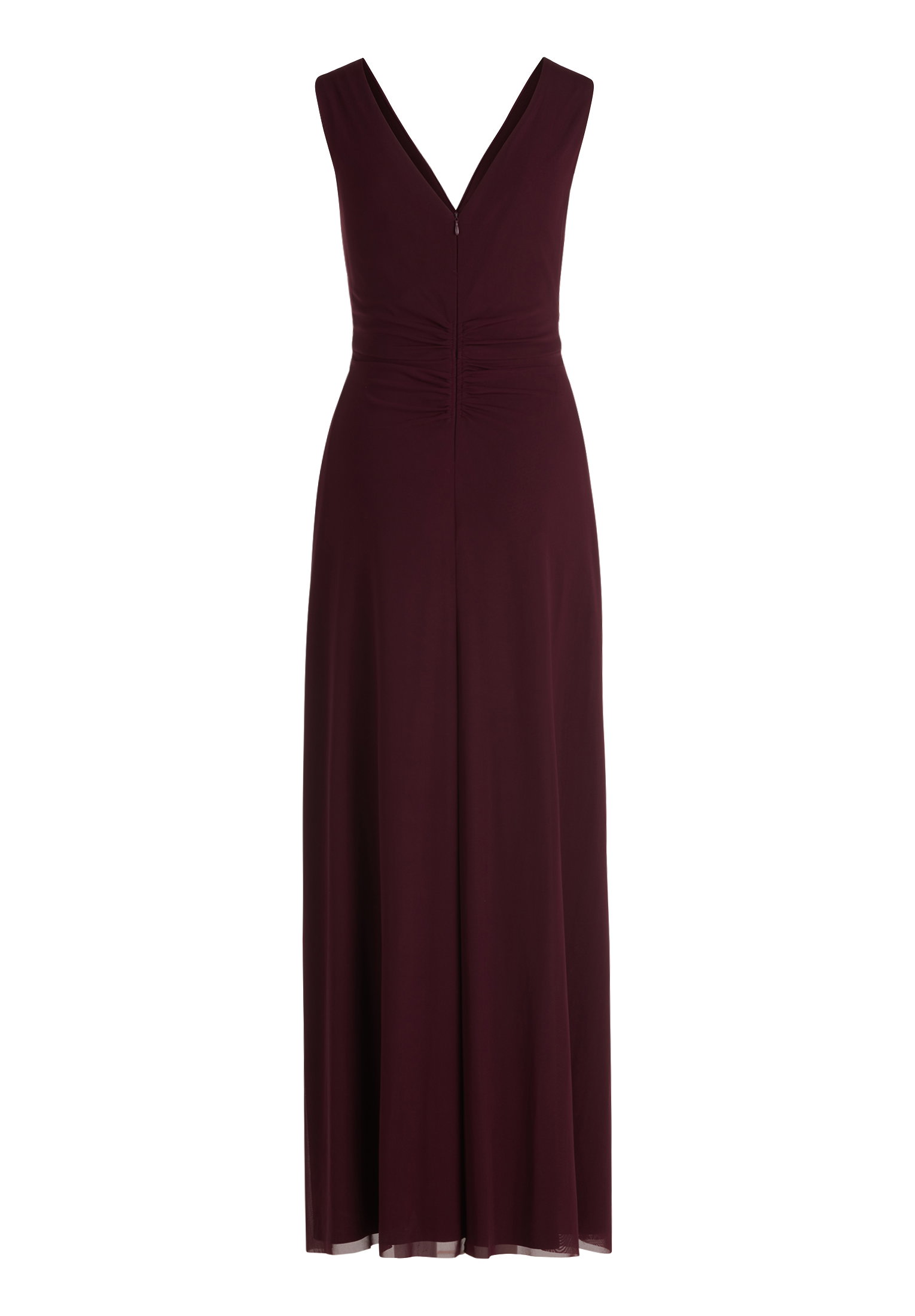 Kleid Lang ohne Arm, Strong Aubergine #2