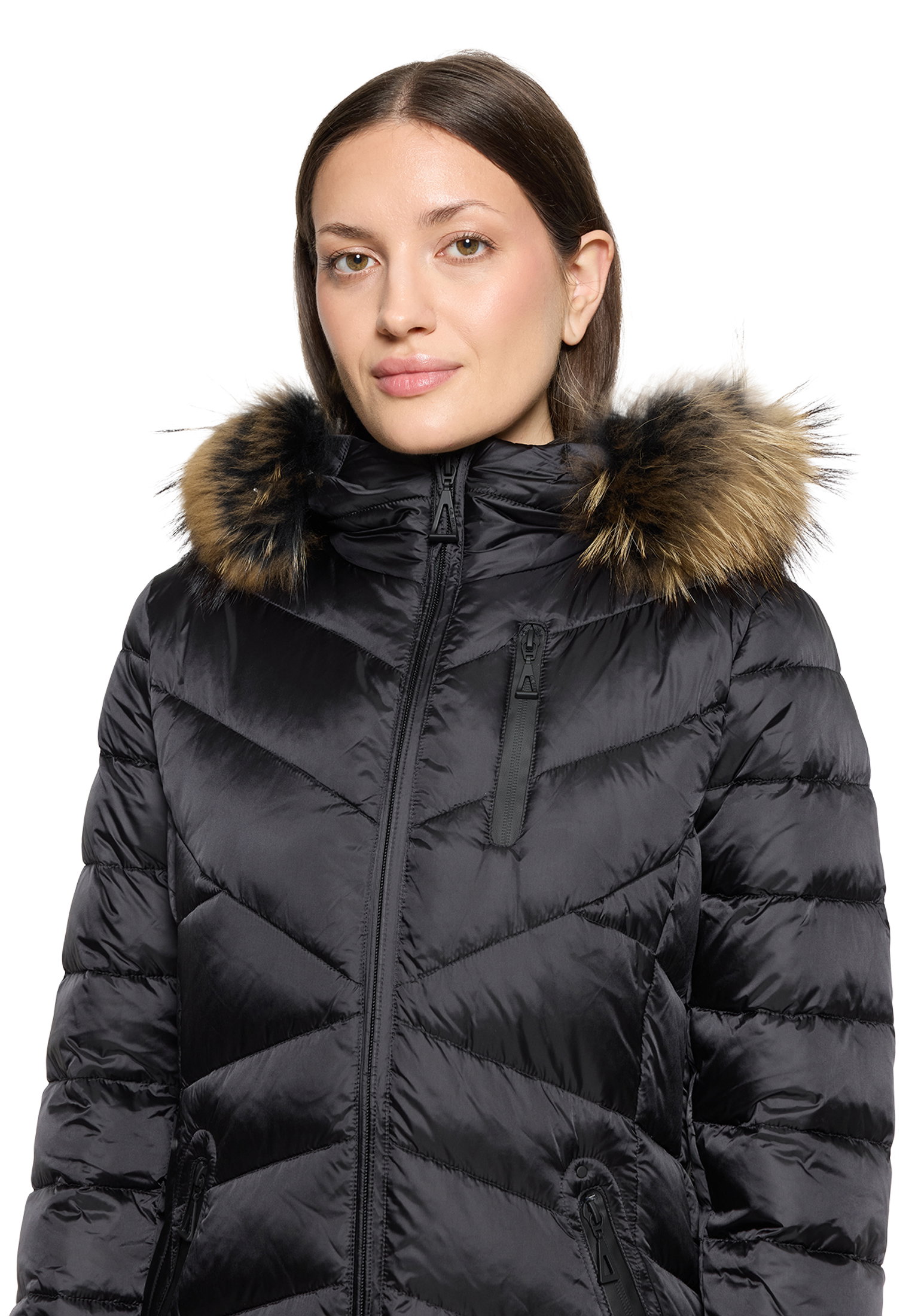 Mantel Fell/Pelz, Jet Black #6