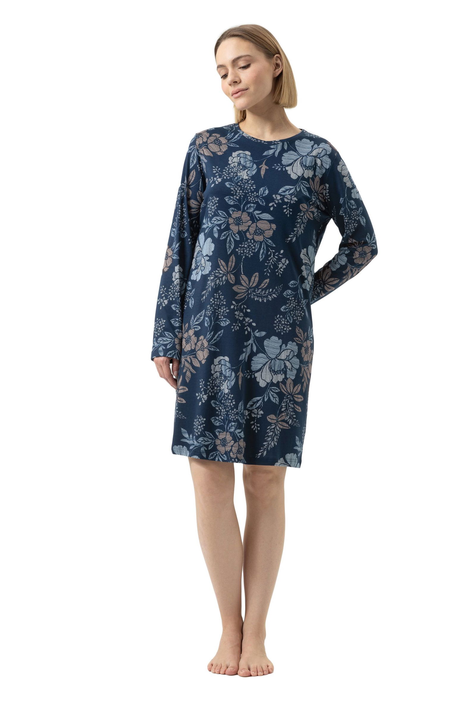 2835c2dc85adfa722822d9da7d7d54b8 Mey |  Nachthemd langarm | 44 | deep marine