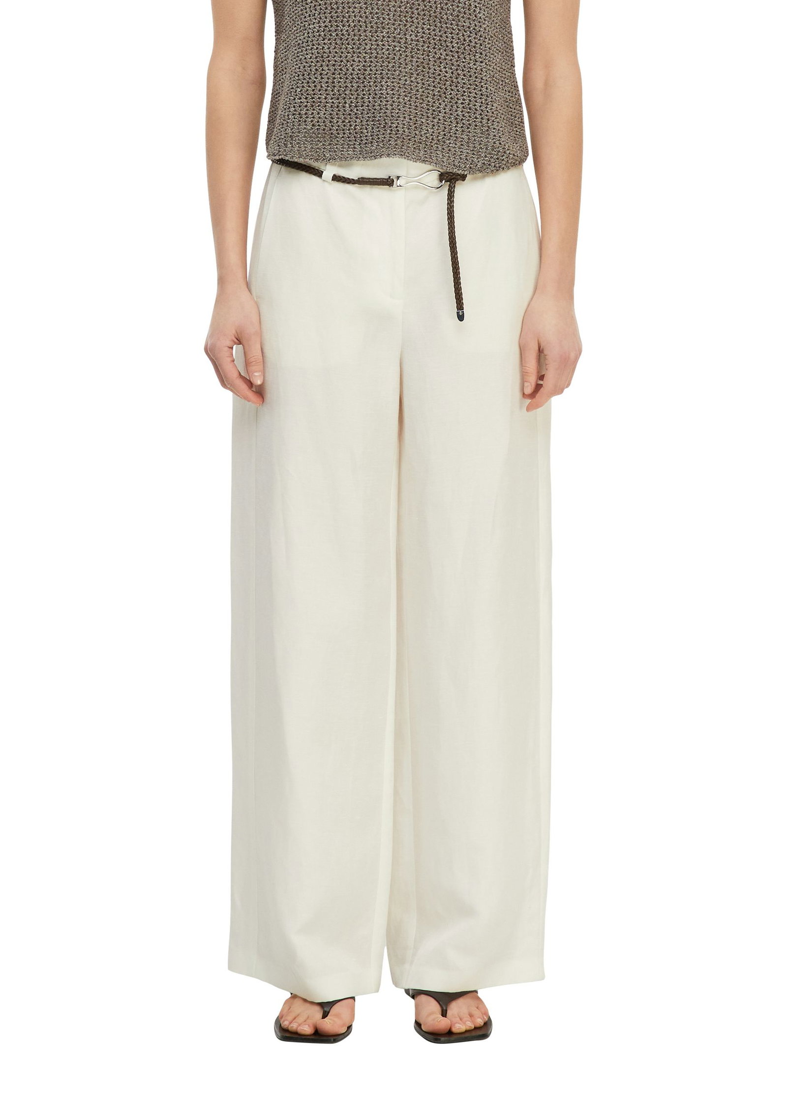 Comma |  Comma Schmale Hose  | 40/REG | weiß