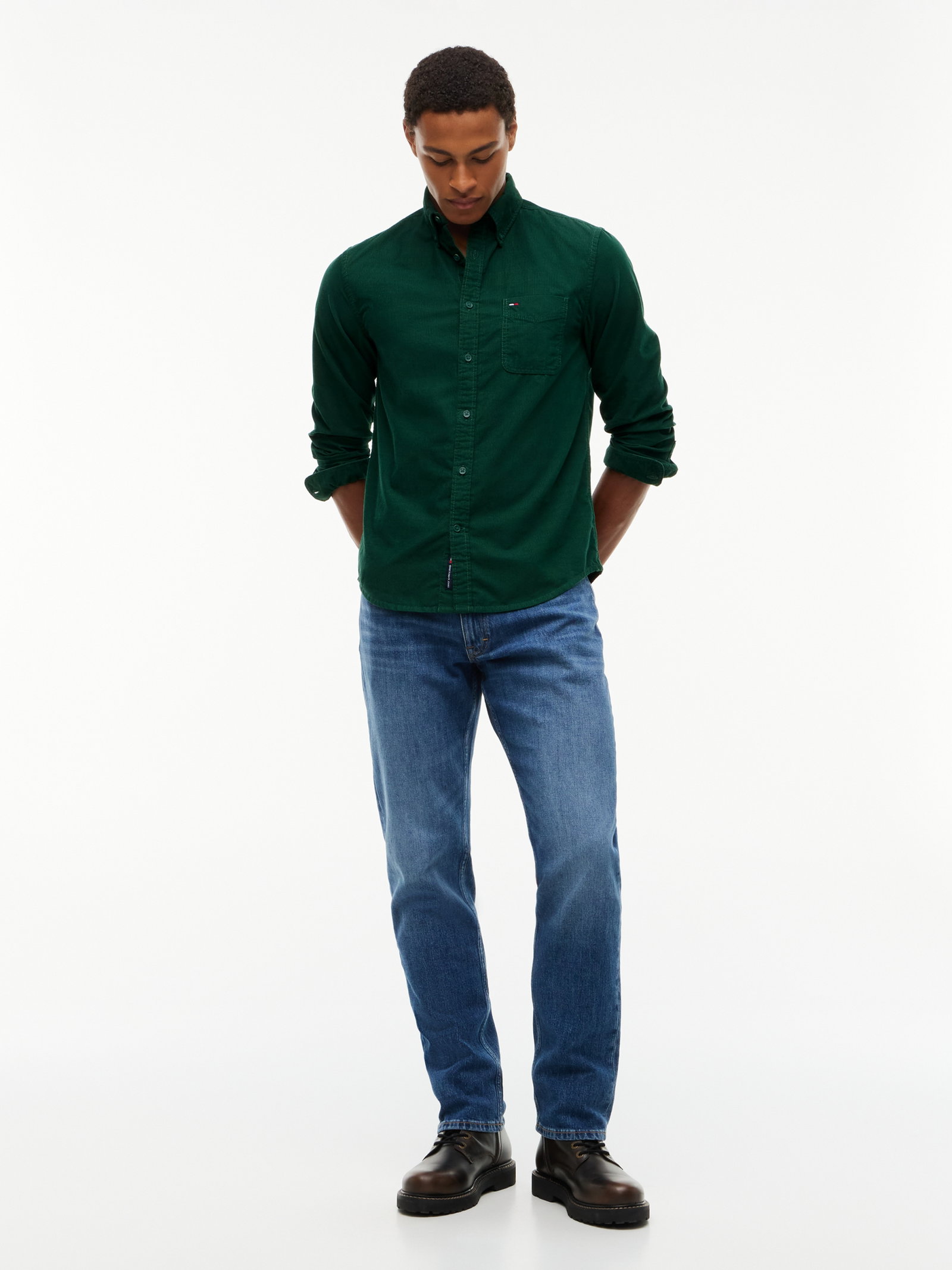 TJM REG BABY CORDUROY SHIRT EXT, GR #5