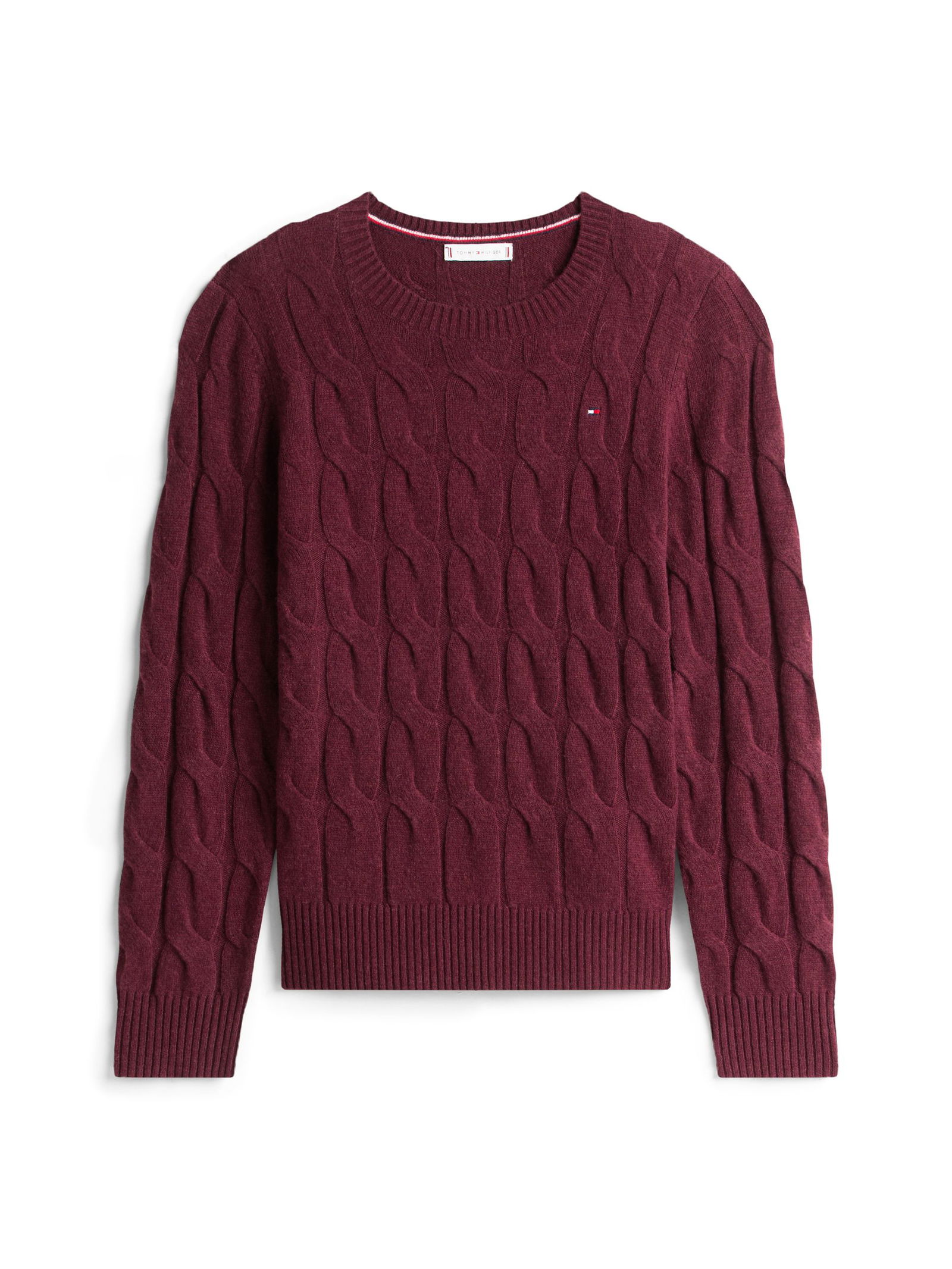 Tommy Hilfiger | Tommy Hilfiger Soft Strickpullover | XL | deep burgundy
