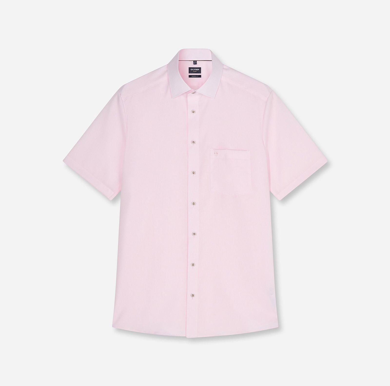 Olymp |  Olymp Hemd Modern Fit  | 40 | hellrosé