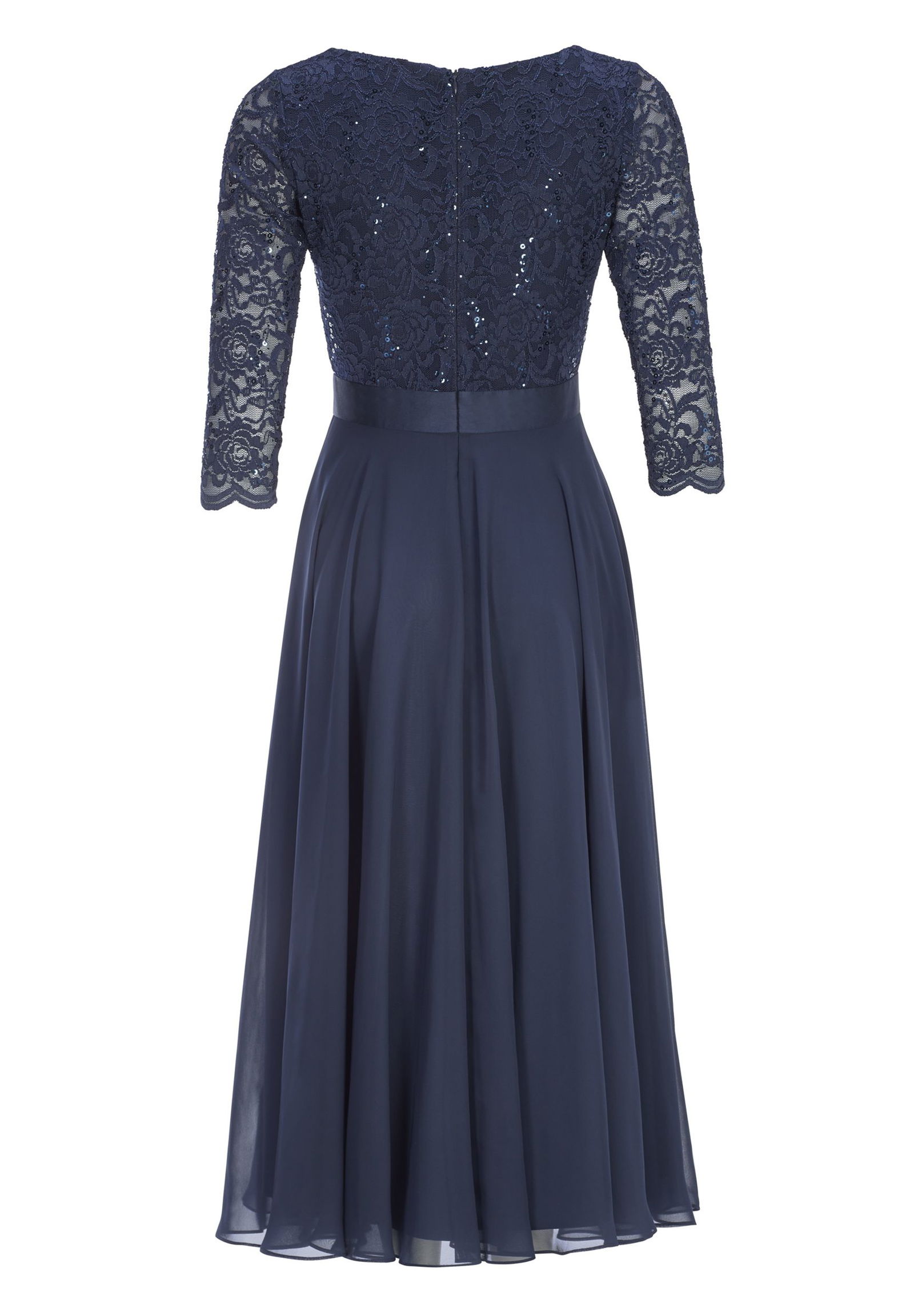 SWING Cocktailkleid aus Material-Mix