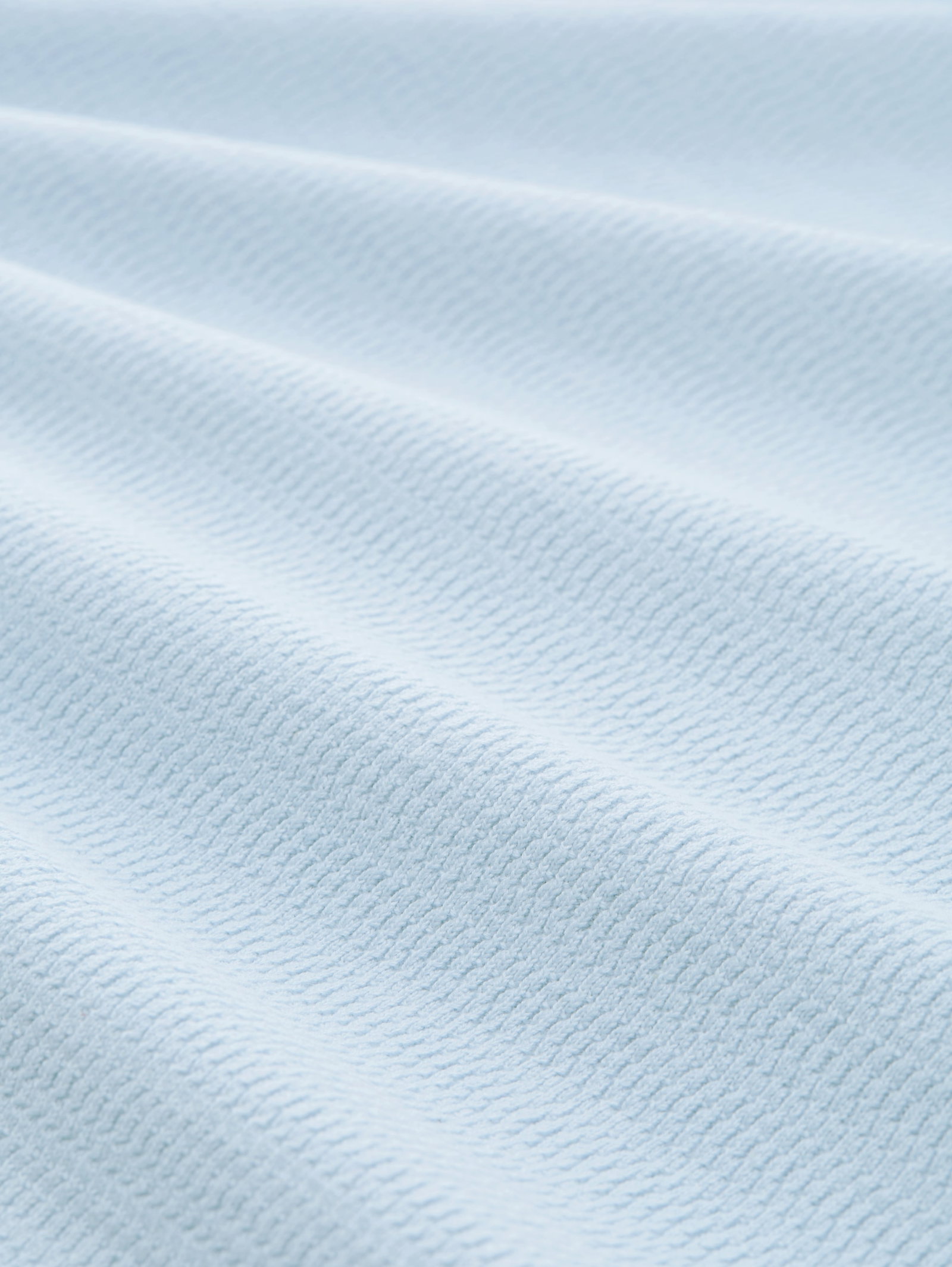structured roll edge knit, Light Metal Blue #2