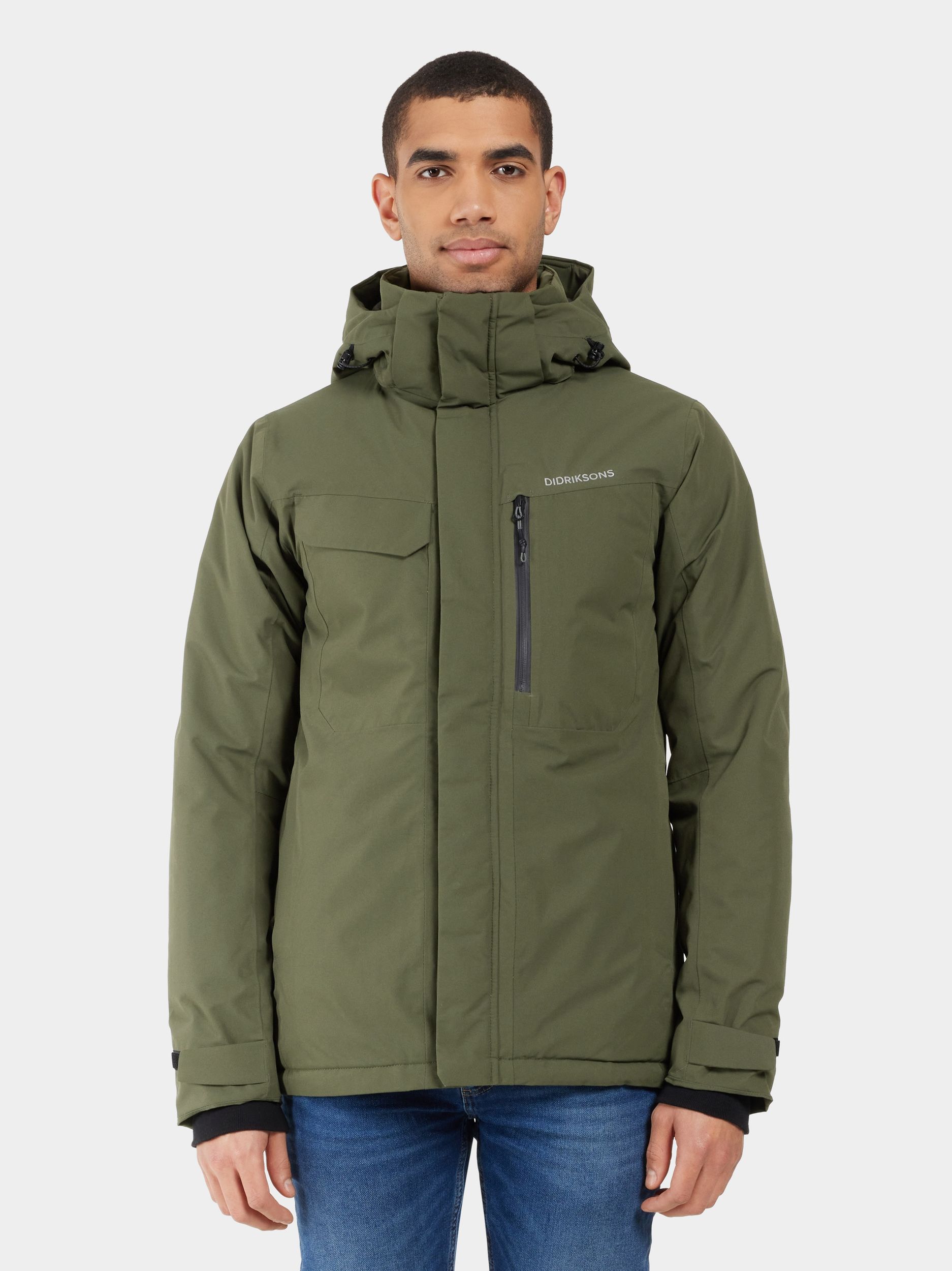 Didriksons |  Didriksons Long Jacke  | M | deep green