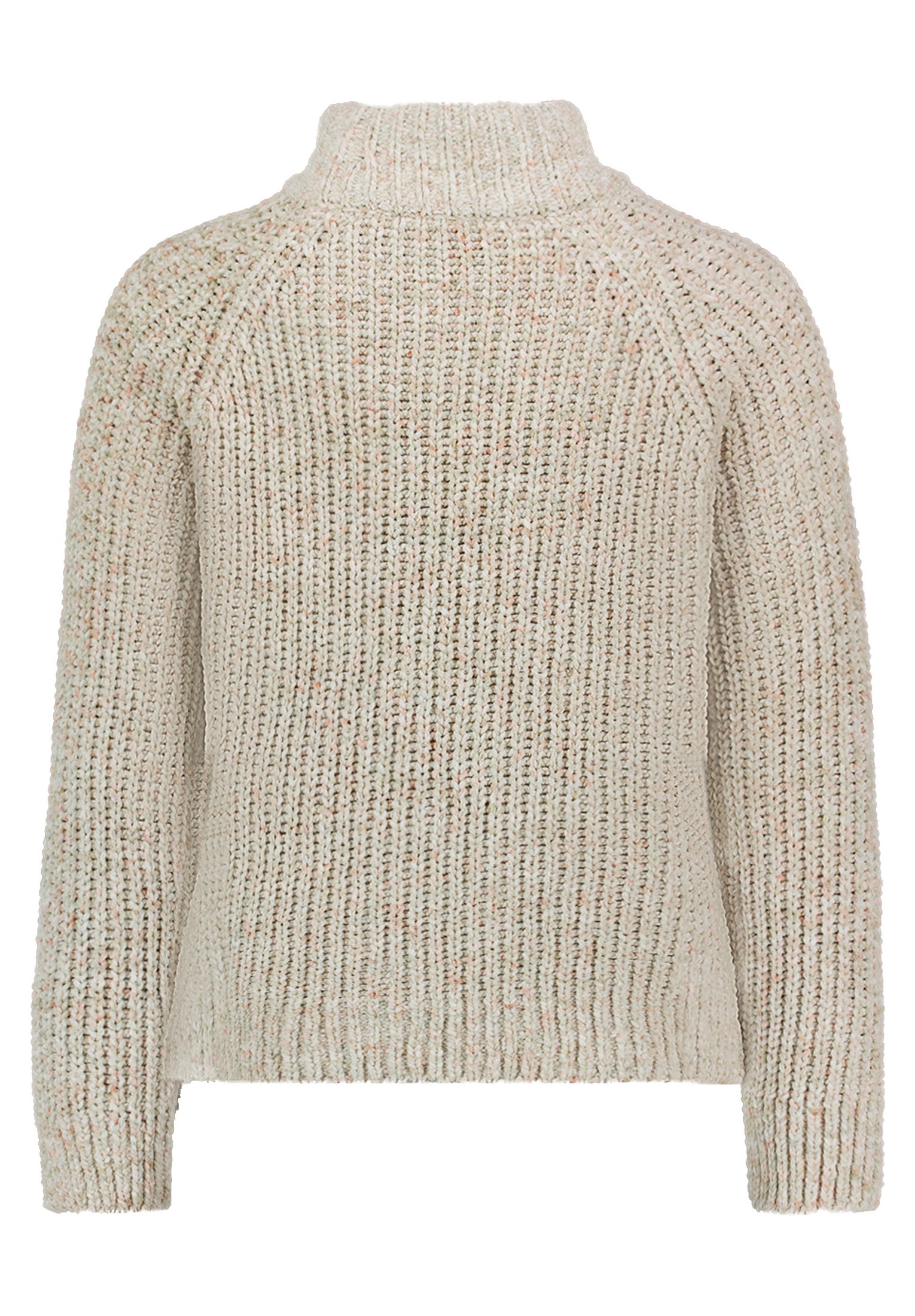 Strickpullover Kurz 1/1 Arm, Cream/Green #2