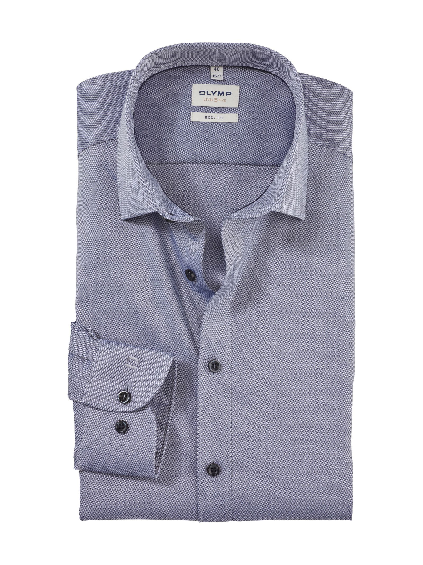 Olymp |  Olymp Hemd Slim Fit  | 44 | marine