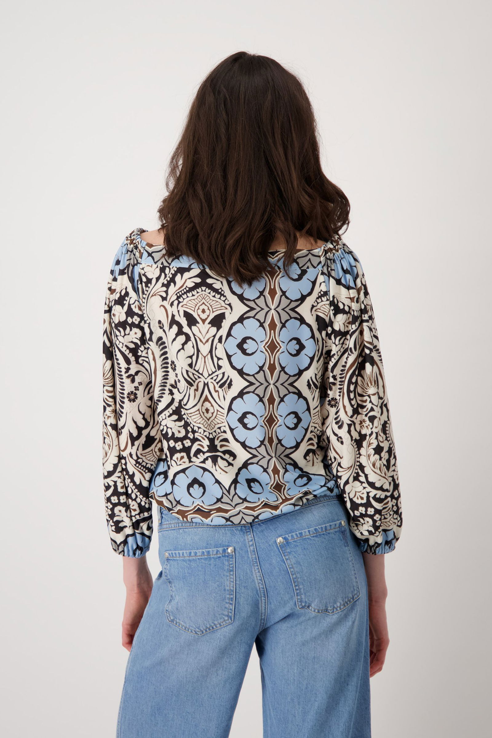 f6a0f35c5ec84c6d00f68c77b459ca75 Monari |  Monari Pullover  | 46 | schwarz gemustert