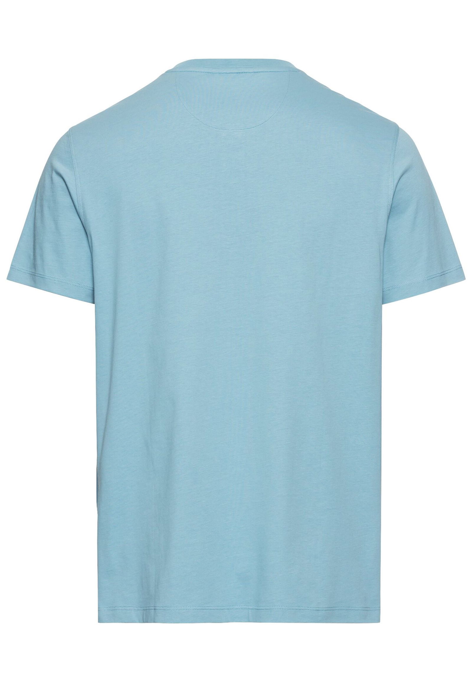 Camel Active | Camel Active Kurzarm Henley aus Organic Cotton | M | asphalt