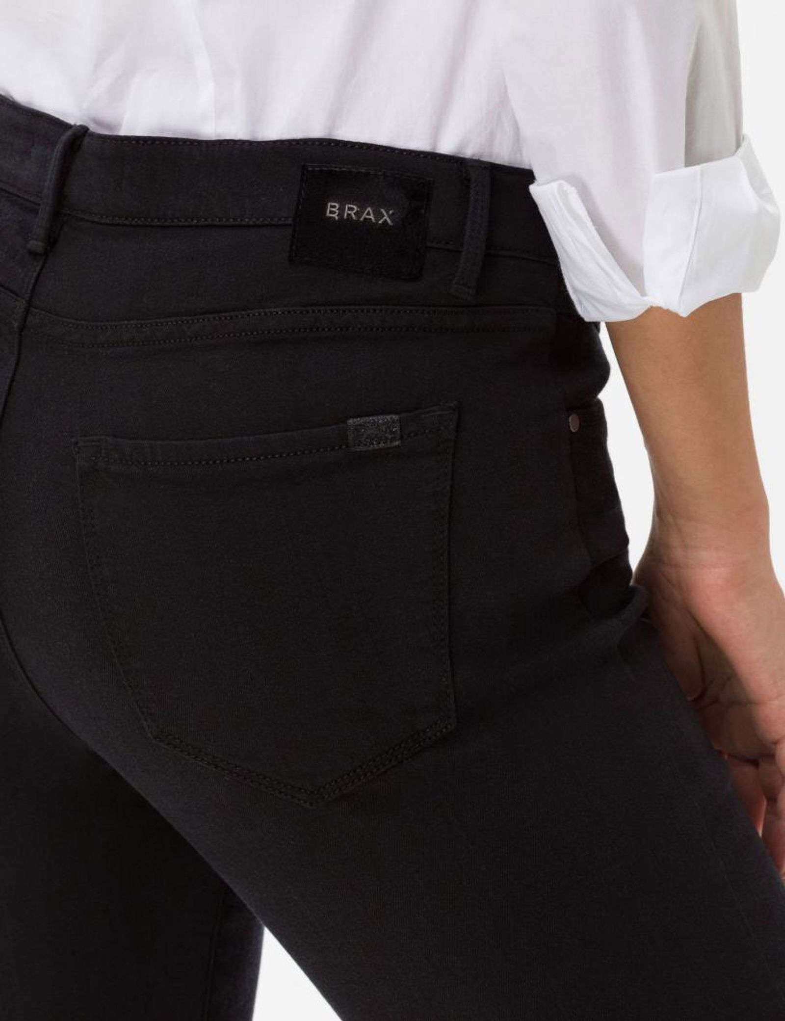 Brax | Brax Five-Pocket-Röhrenjeans "Shakira" | 40 | black