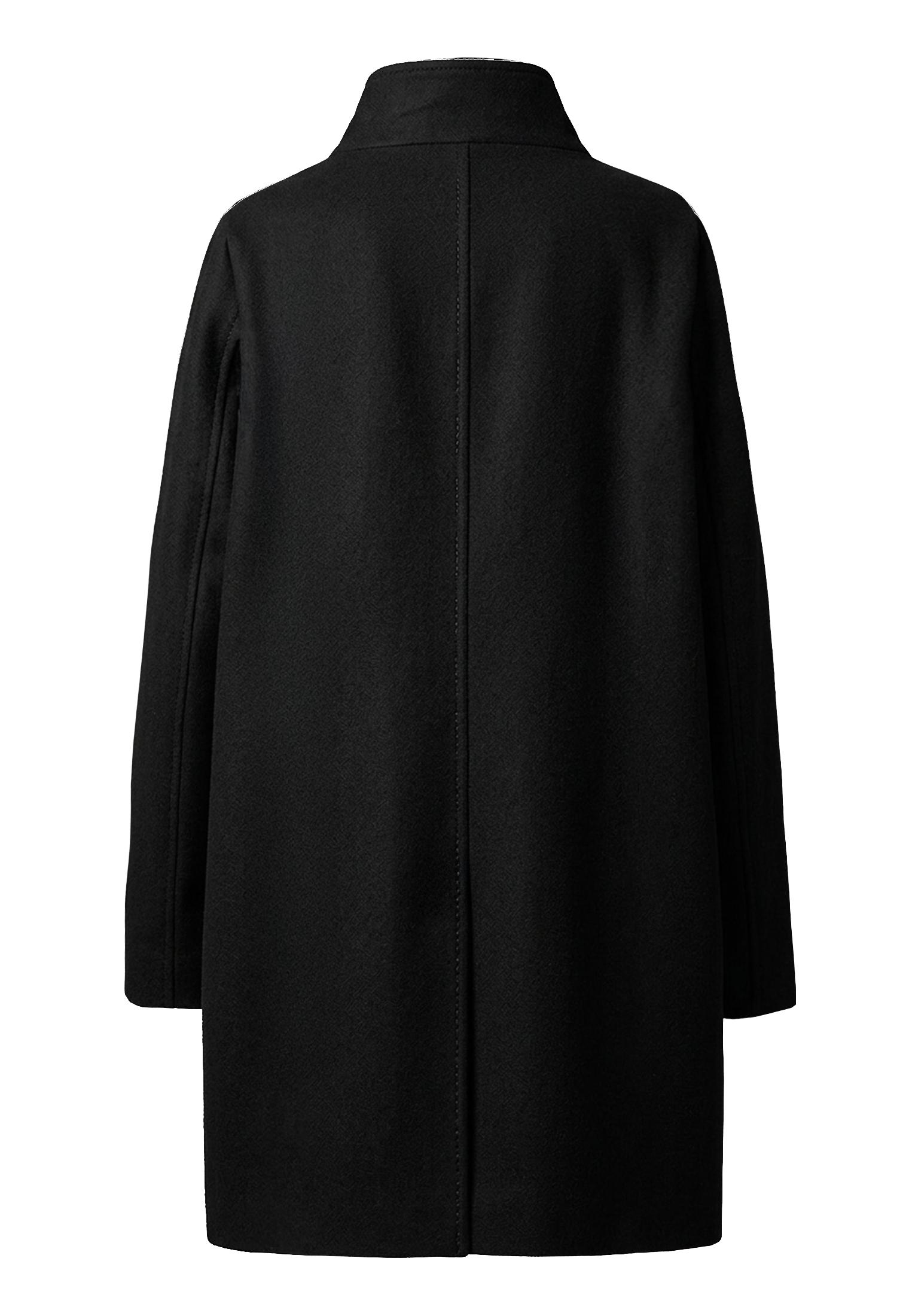 Jacke Wolle, Dark Black Melange #2