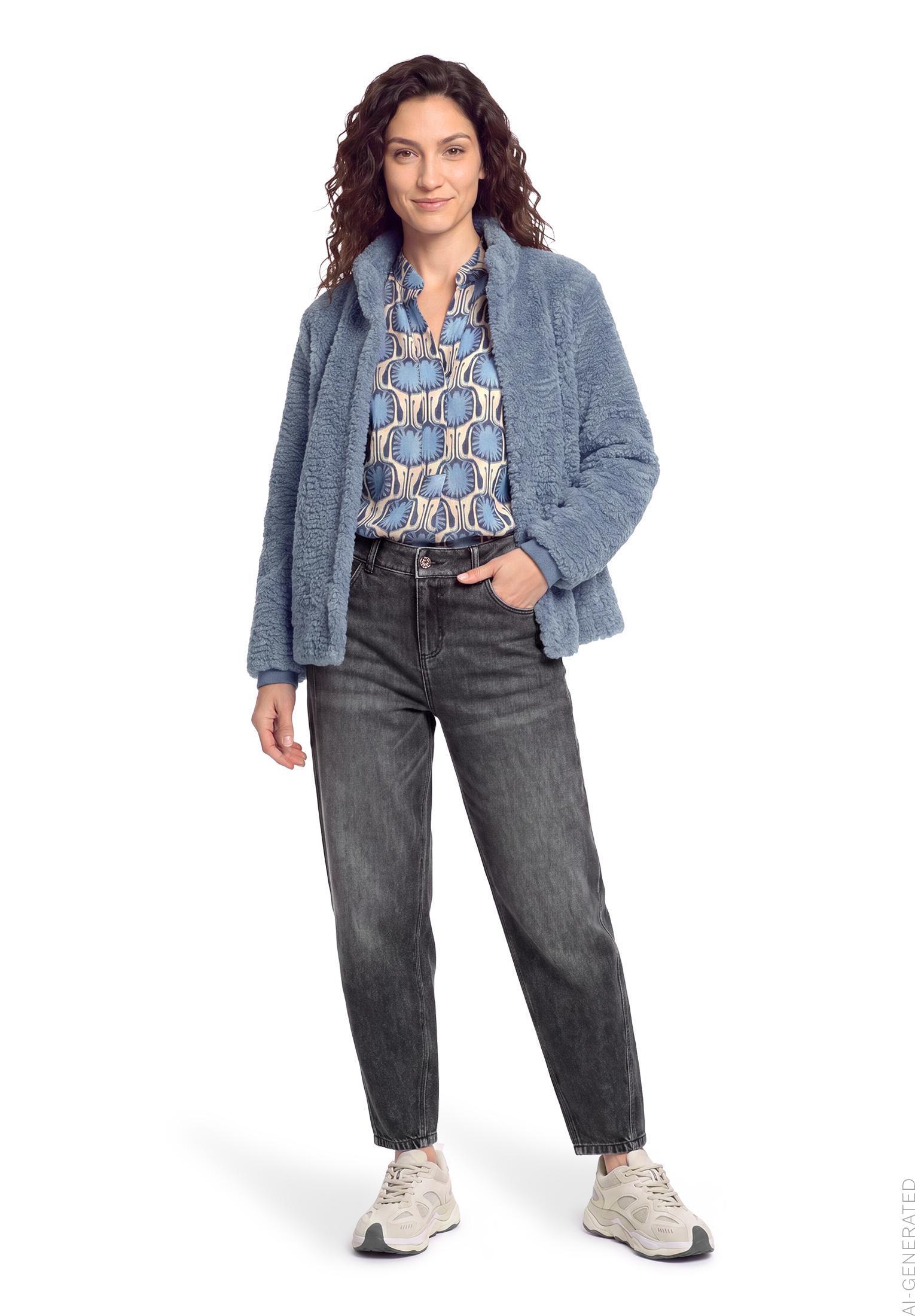 Hose Jeans 1/1 LAEnge, Dark Grey Denim #5