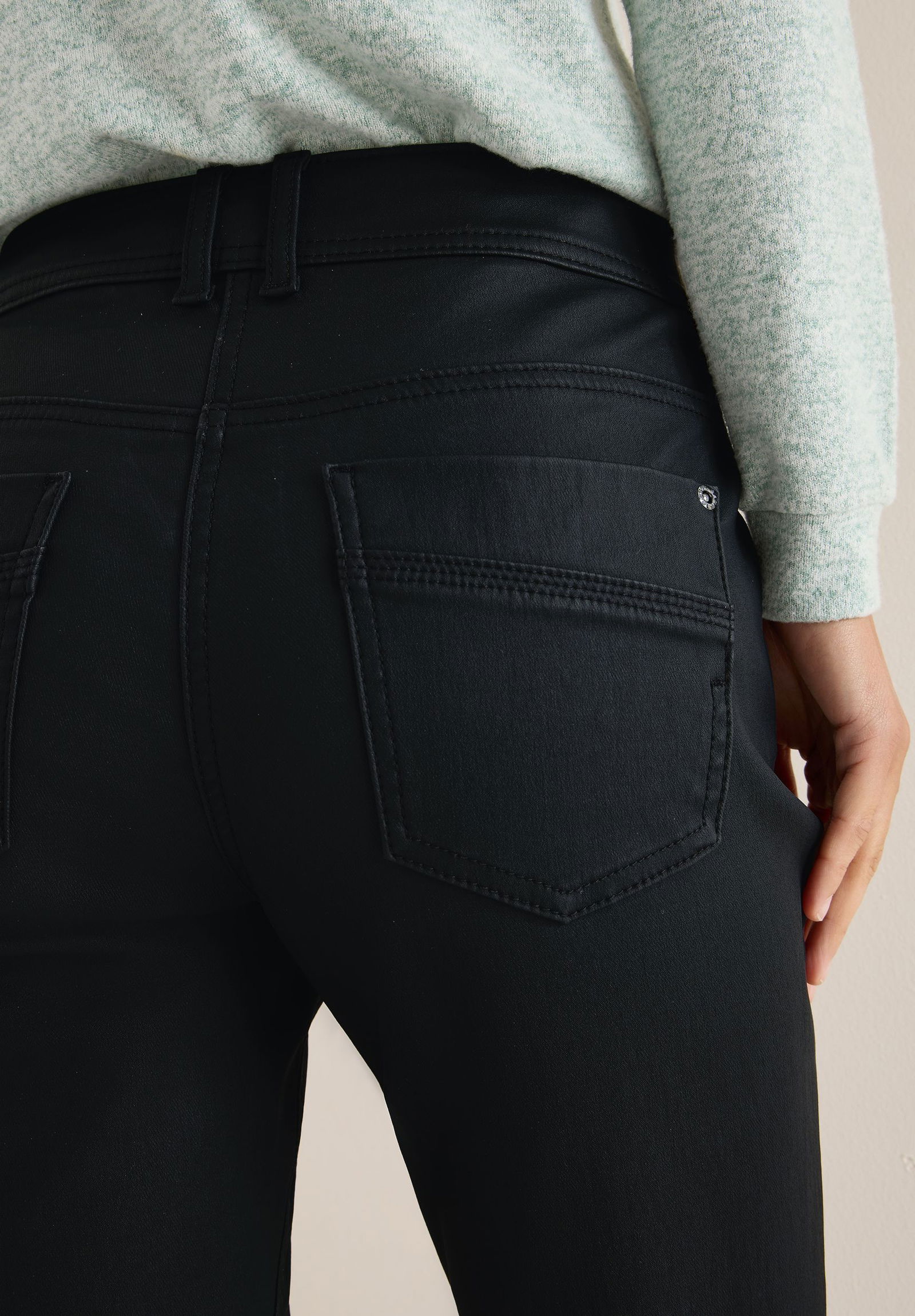 CECIL | CECIL Schmale Hose | 29/30 | black