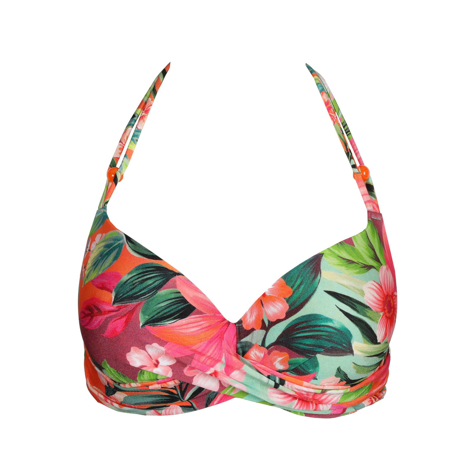 Marie Jo |  NORMA JEANNE Tropical Sunset Unterlegtes Bikini-Top tief. | 80/C