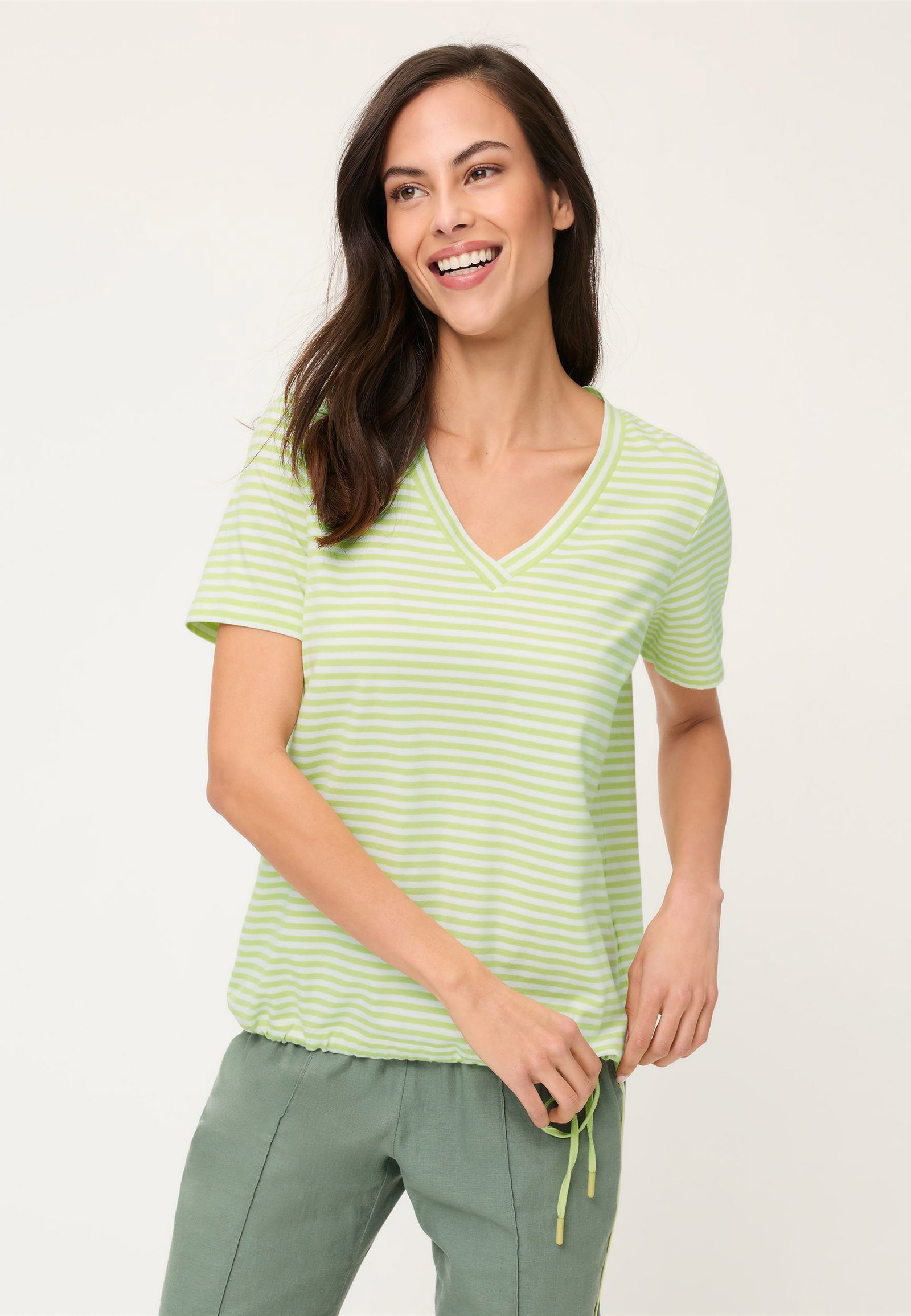 Olsen |  T-Shirt Short Sleeves | 38 | lime yellow