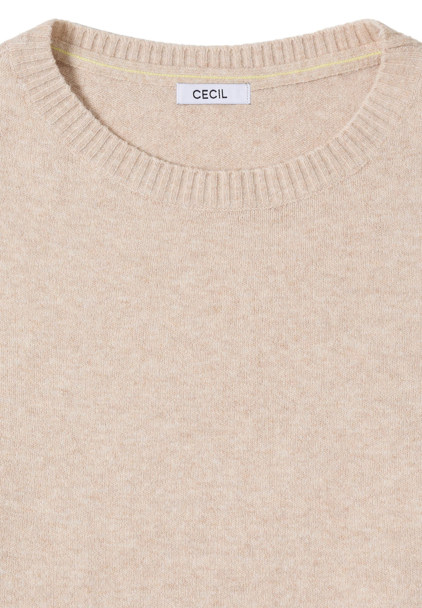 CECIL |  CECIL Pullover  | M | desert beige melange