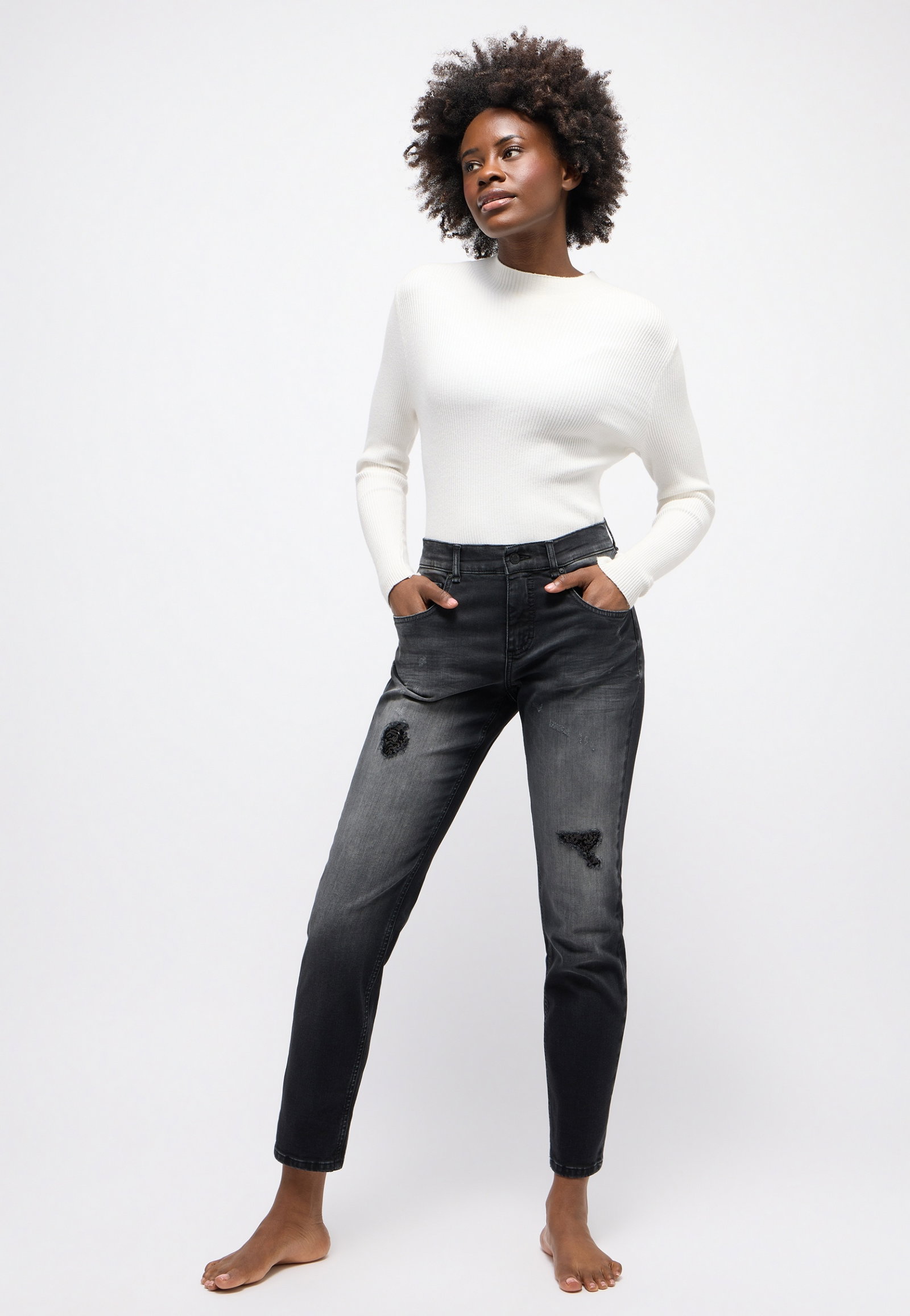 Angels Boyfriend Jeans "Sequin" #4