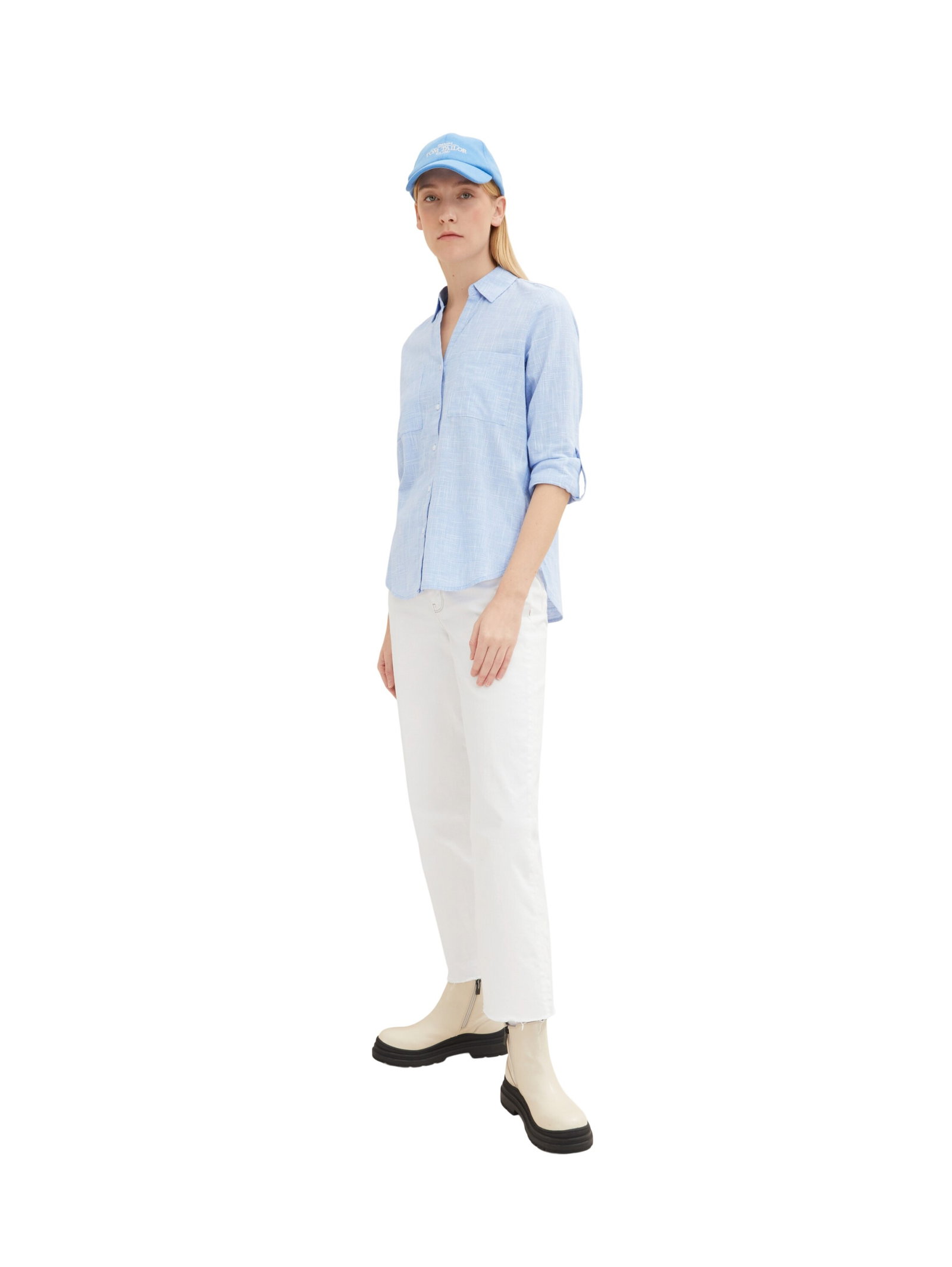 Bluse mit Brusttaschen #9