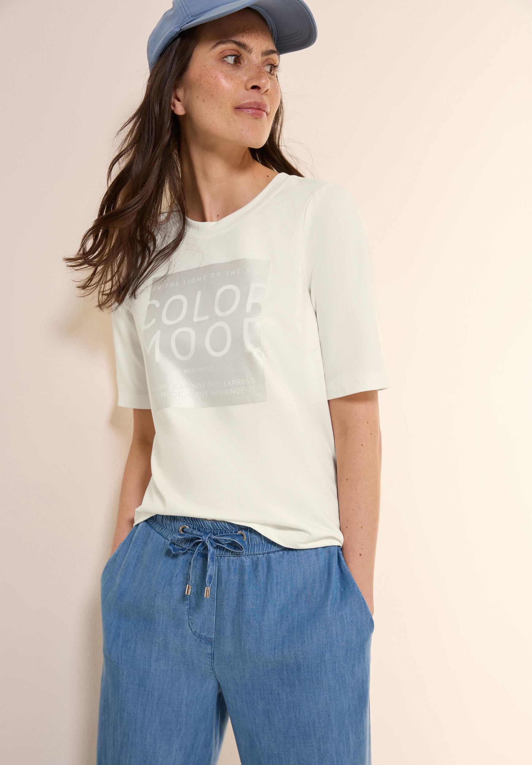 CECIL |  CECIL Shirt  | S | vanilla white