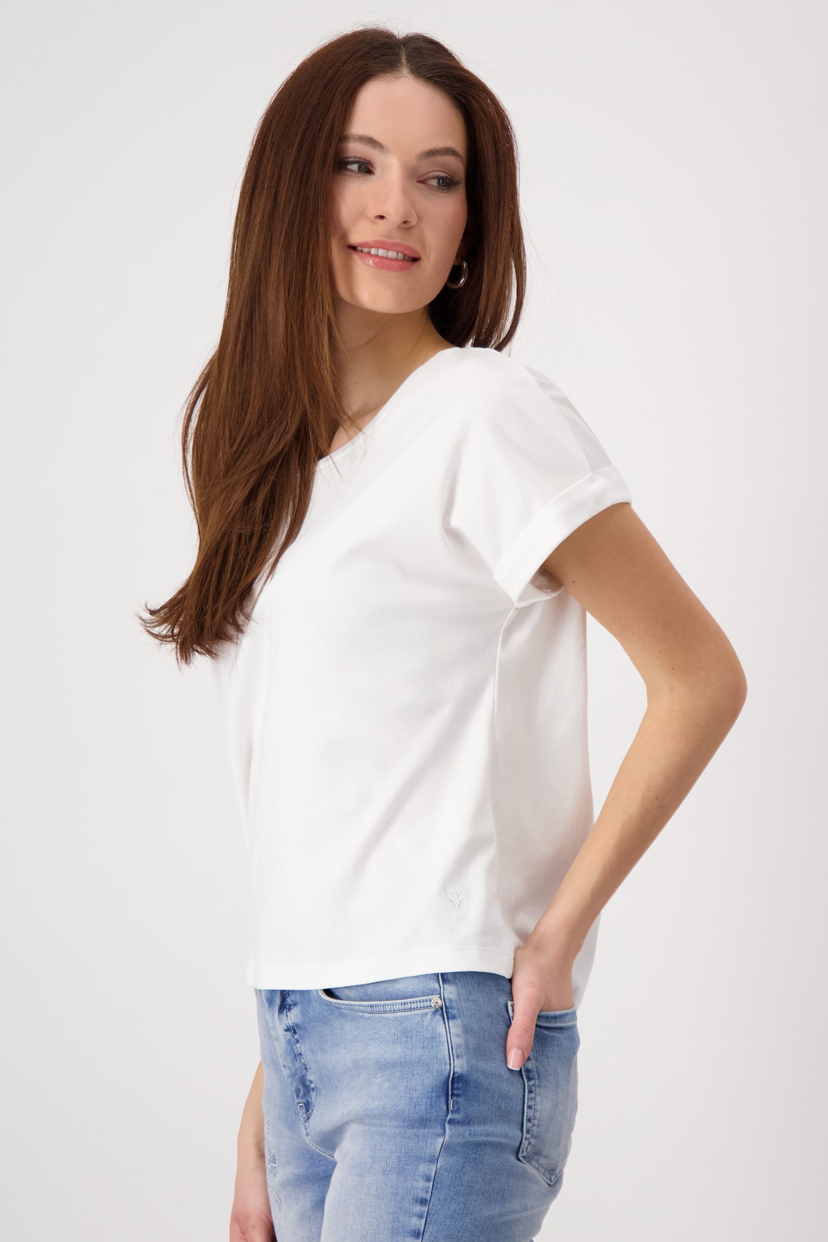 Monari |  T-Shirt, cream | 42