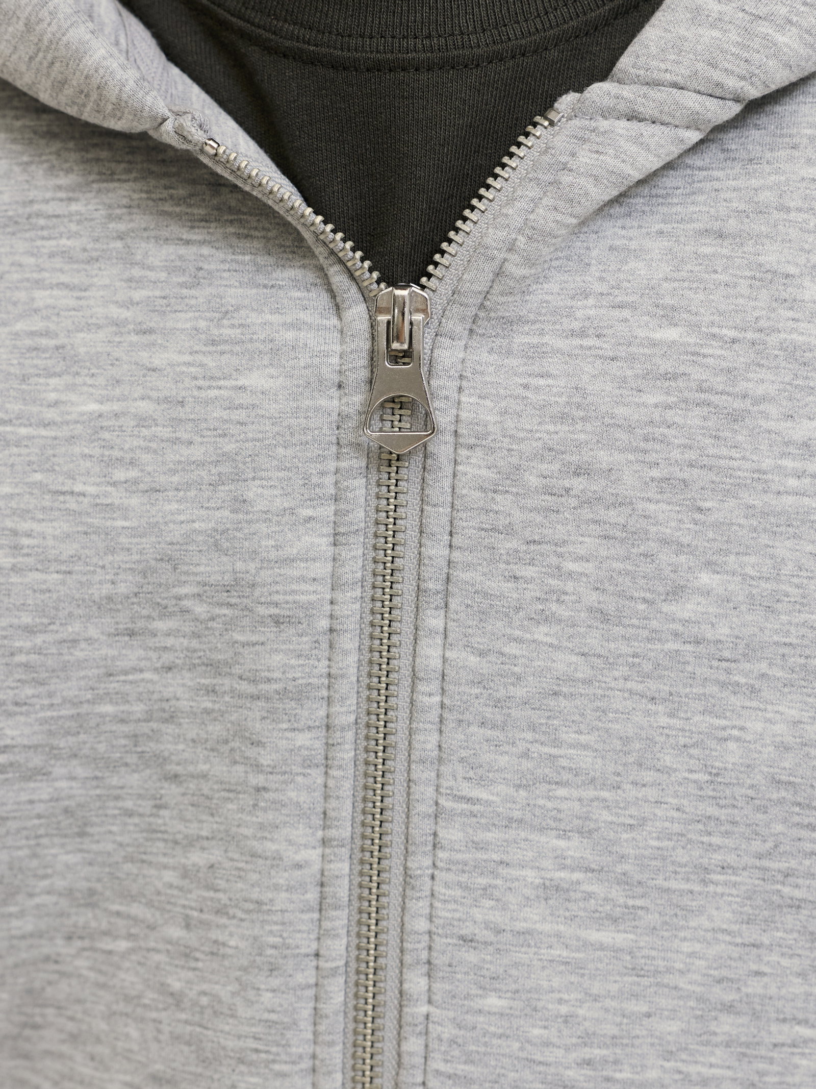 JCOLEGACY SWEAT SCUBA ZIP HOOD NOOS, Light Grey Melange #2