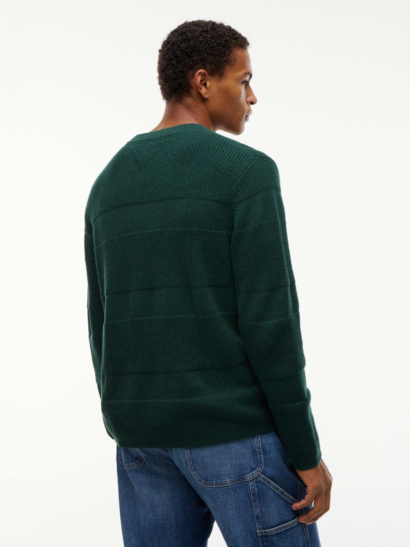 TJM REG TEXTURED SWEATER EXT, GREEN #4