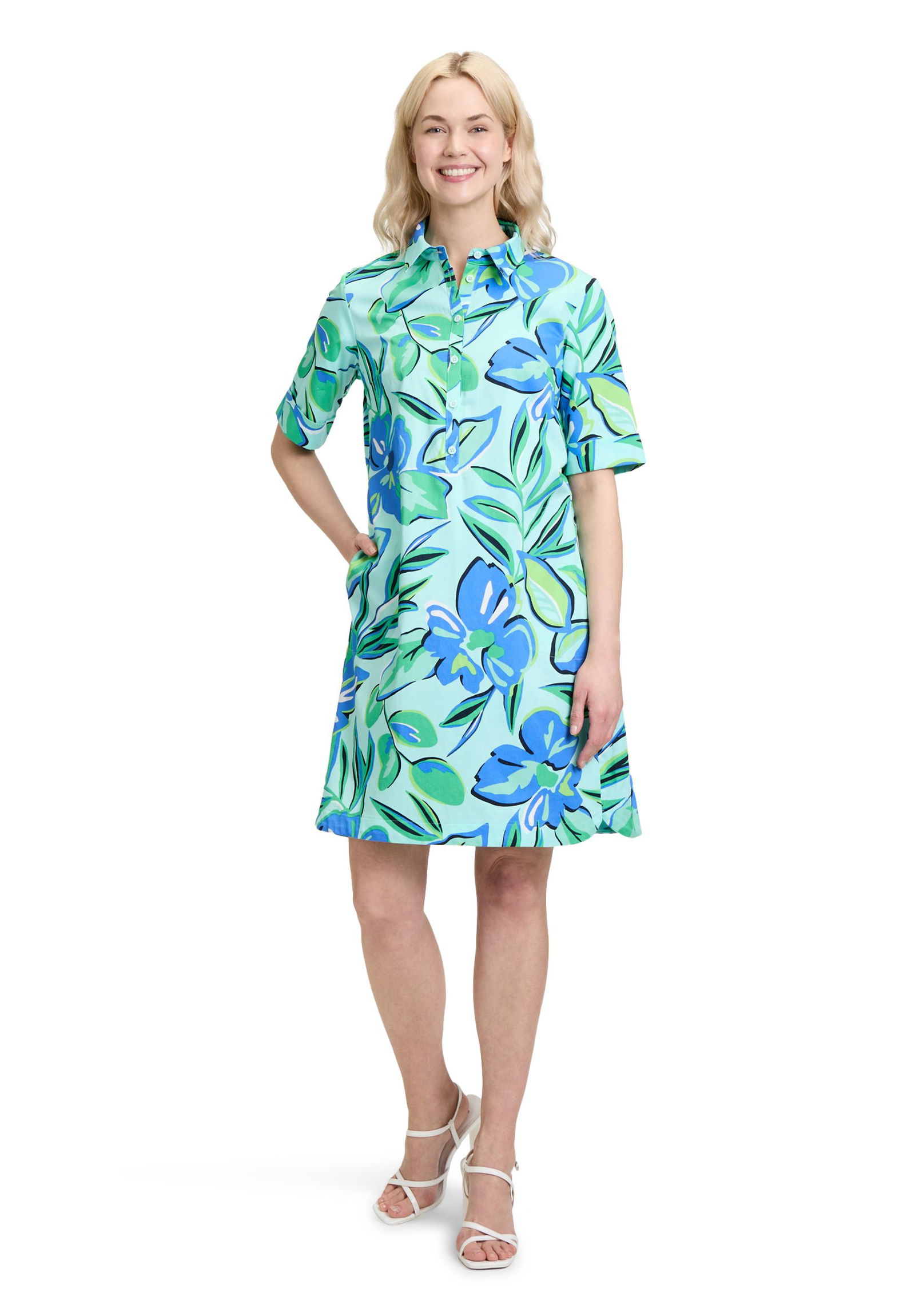 b2b1e47ab4eff62385118451ea34a598 Betty Barclay |  Betty Barclay Freizeitkleid  | 44 | green/blue
