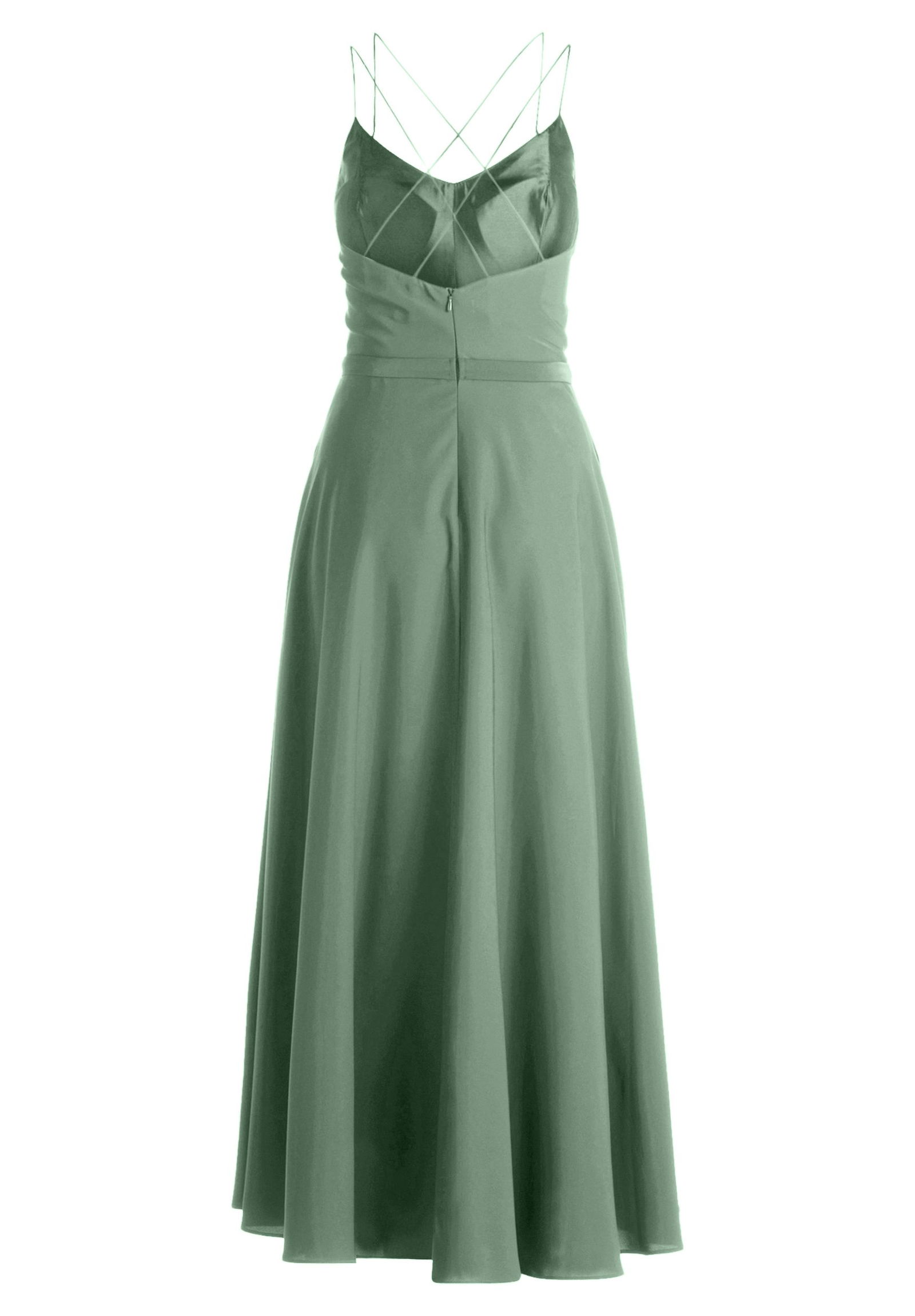 VM by Vera Mont |  Vera Mont Abendkleid mit Volant | 36 | rohweiß