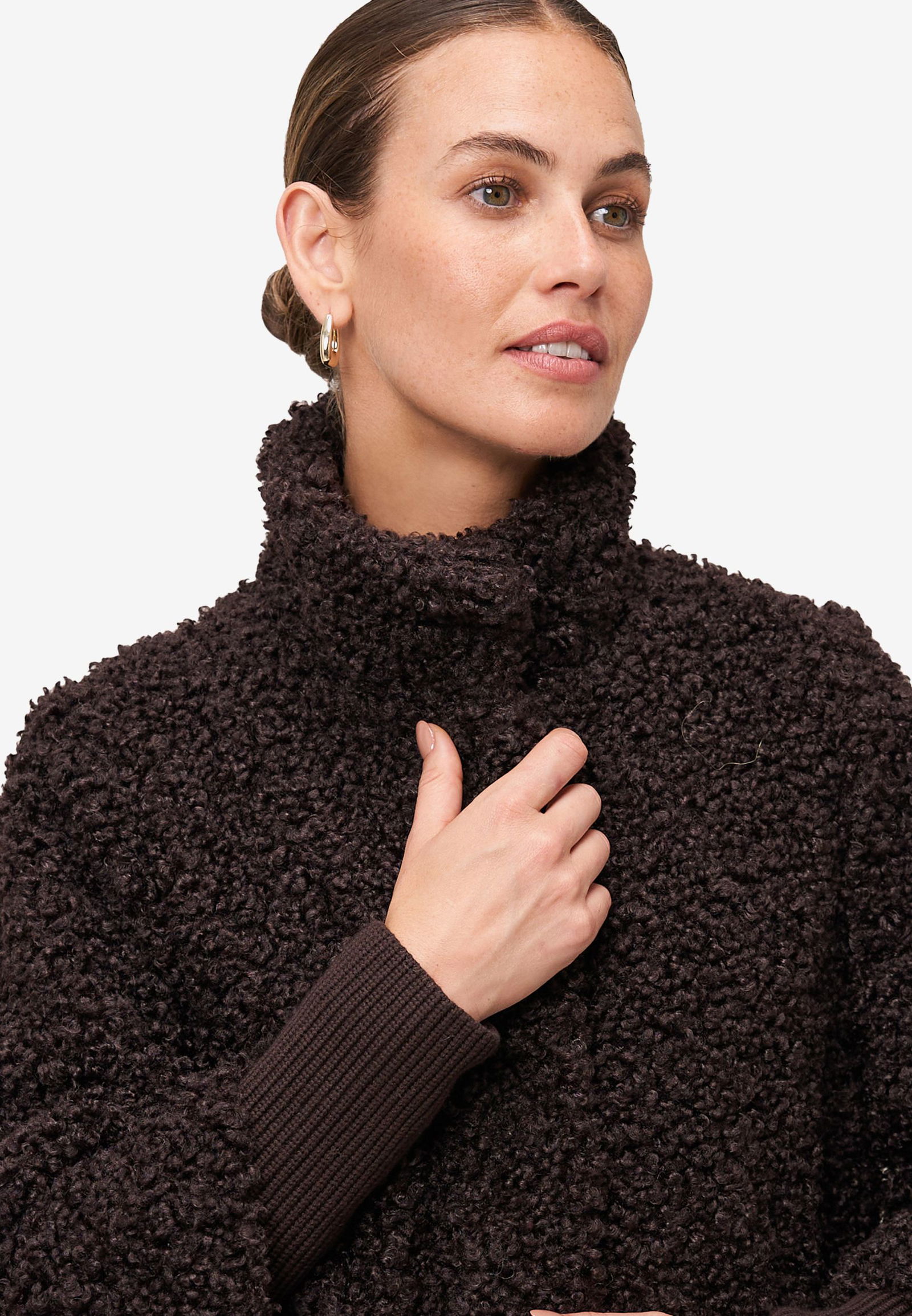 Zero |  Zero Klassischer Mantel  | 44 | chocolate plum