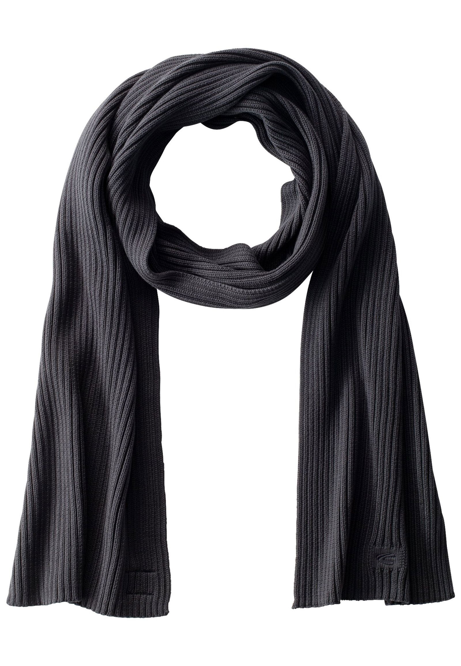 Camel Active |  Camel Active Strickschal aus Organic Cotton | OS | asphalt