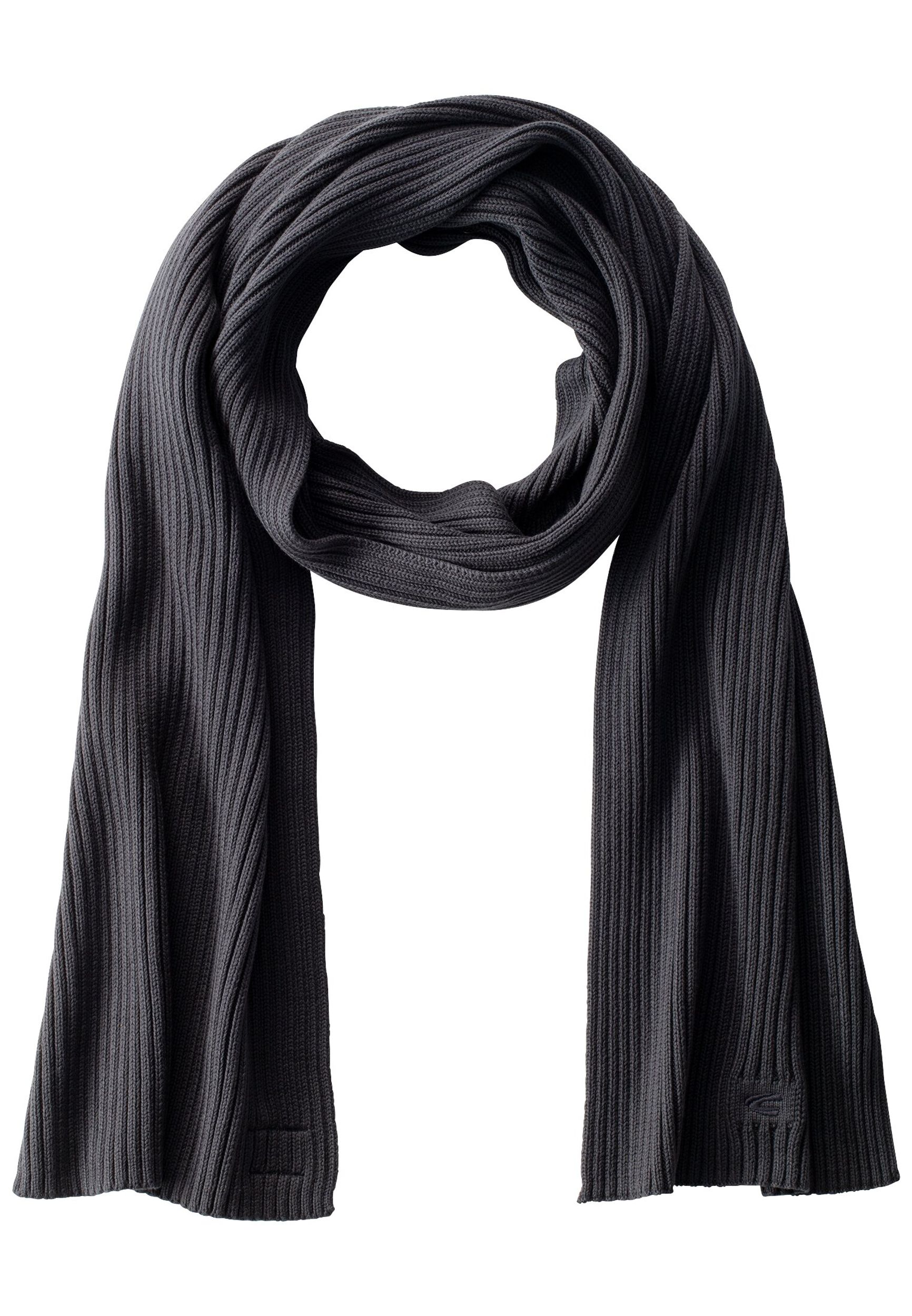 Camel Active |  Camel Active Strickschal aus Organic Cotton | OS | asphalt