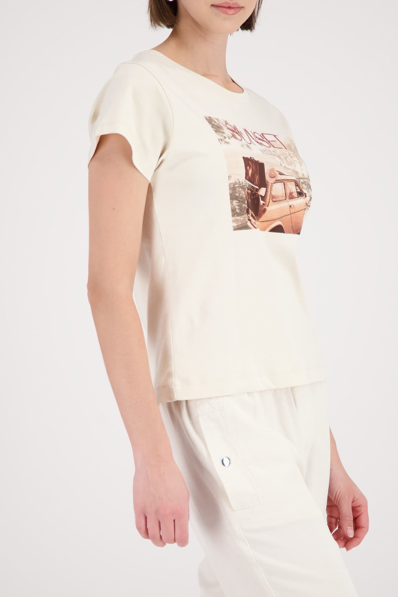 Monari |  T-Shirt, marble | 36 | moon