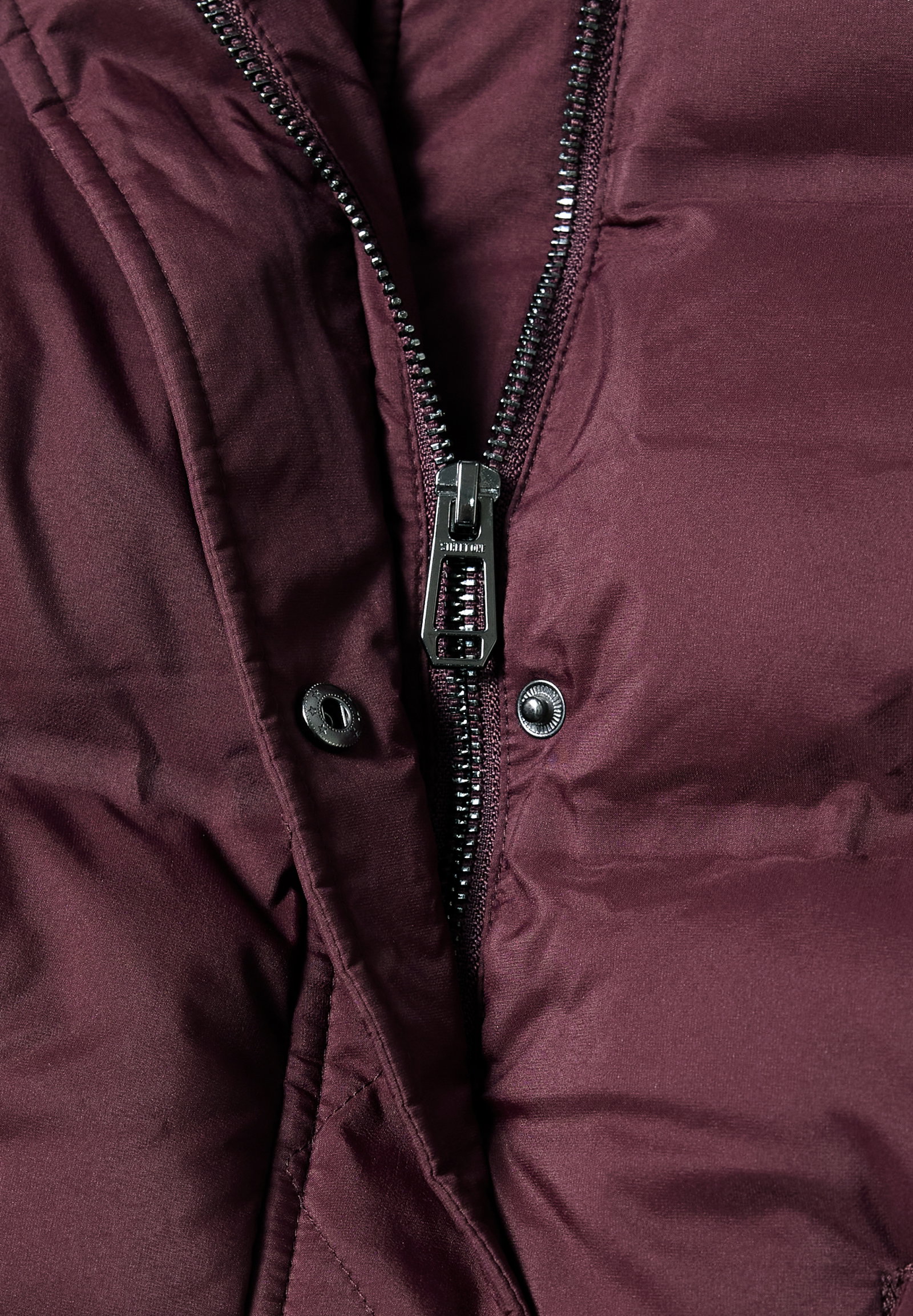 Short Padded Jkt W. Stand-Up C, rustic rouge #2
