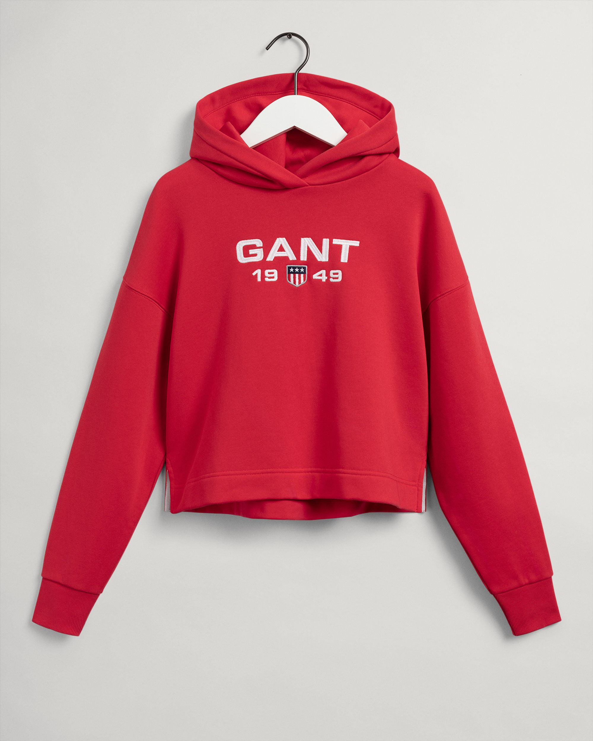 Gant |  Teen Girls Retro Shield Hoodie | 134/140 | bright red