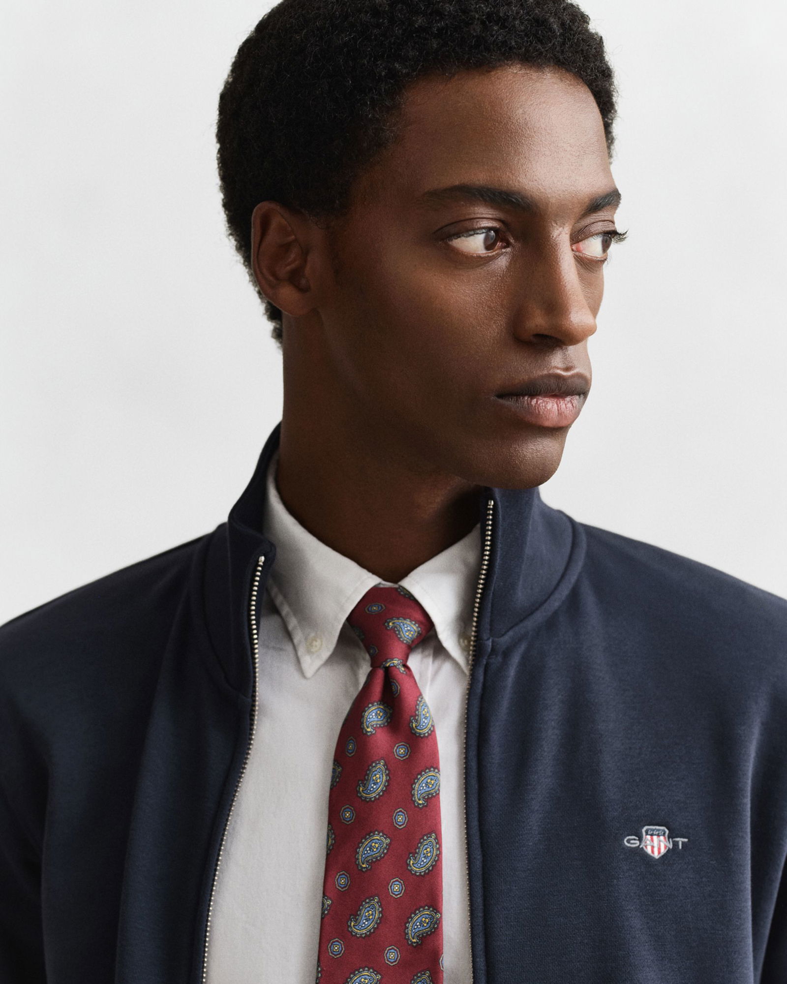 Gant | Gant Sweatjacke "Shield" | M | evening blue