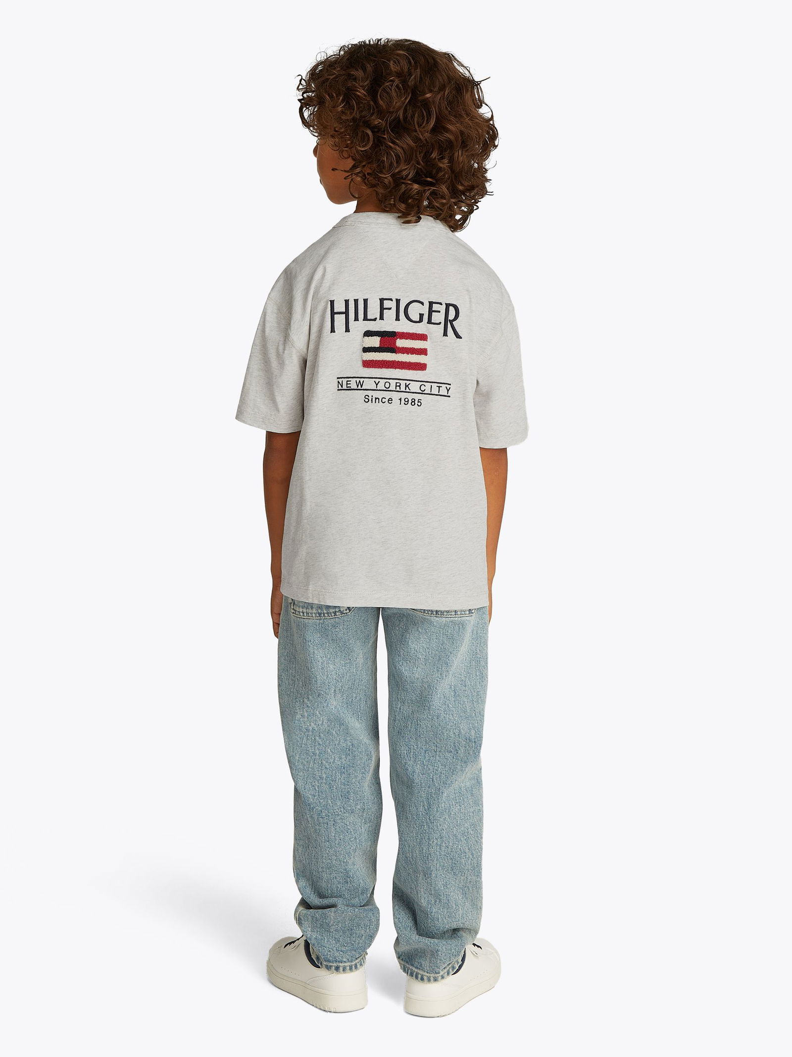 Tommy Hilfiger |  HILFIGER FLAG TERRY EMB TEE SS | 14
