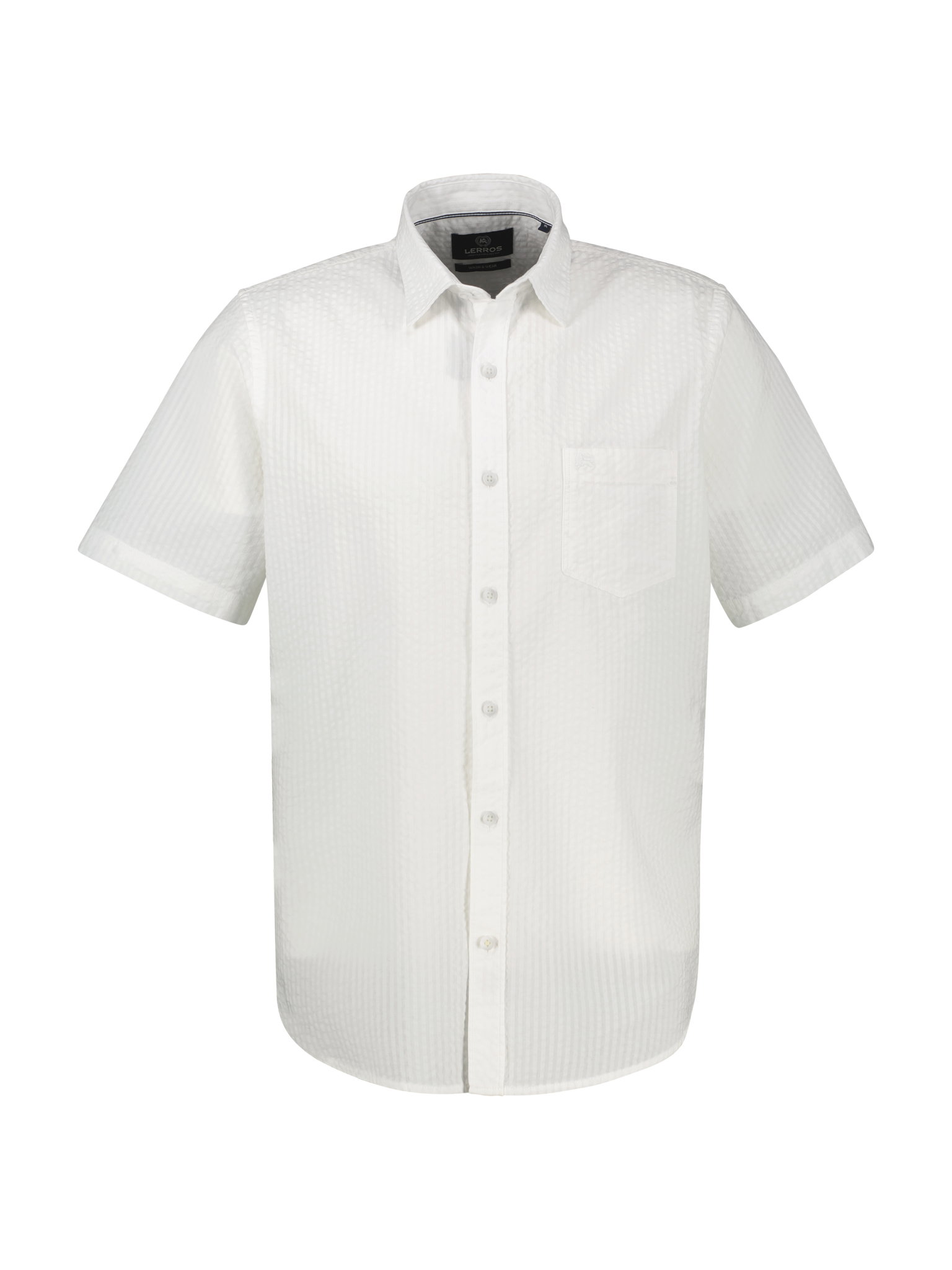HEMD 1/2 ARM, WHITE #1