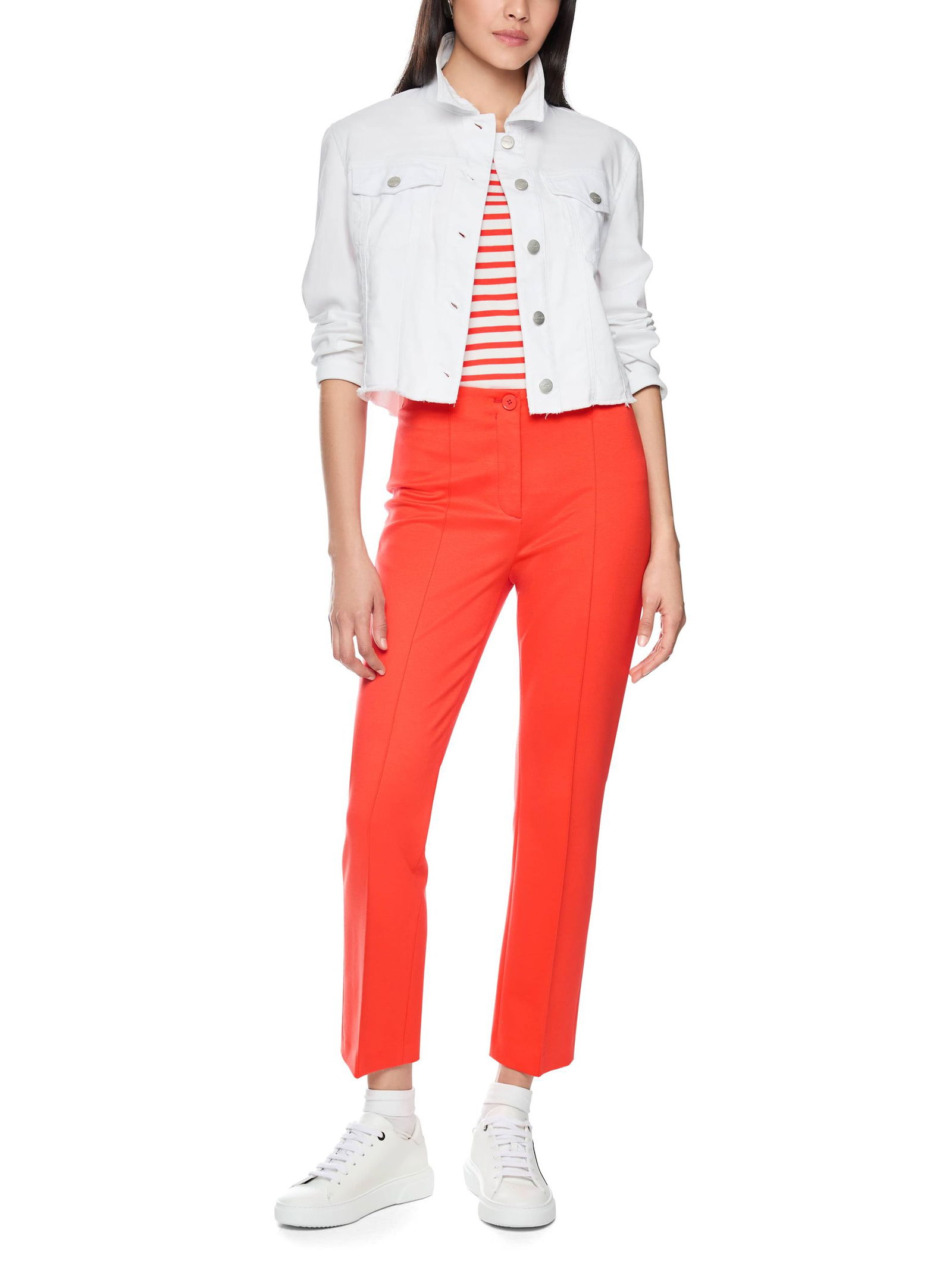 Marc Cain Additions |  Marc Cain Additions Schmale Hose  | 38 | bright tomato