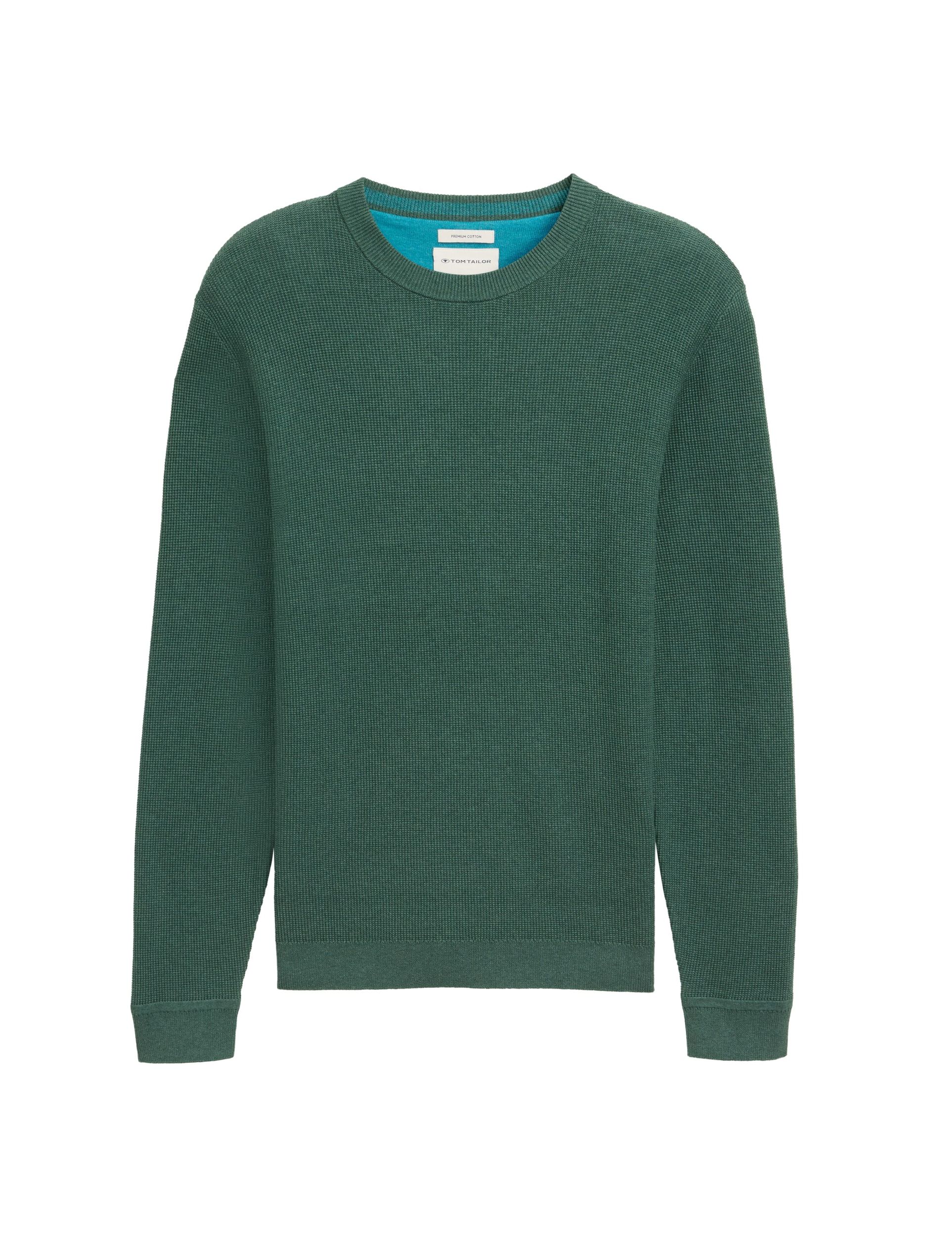 Tom Tailor |  Tom Tailor Pullover  | M | green dust melange